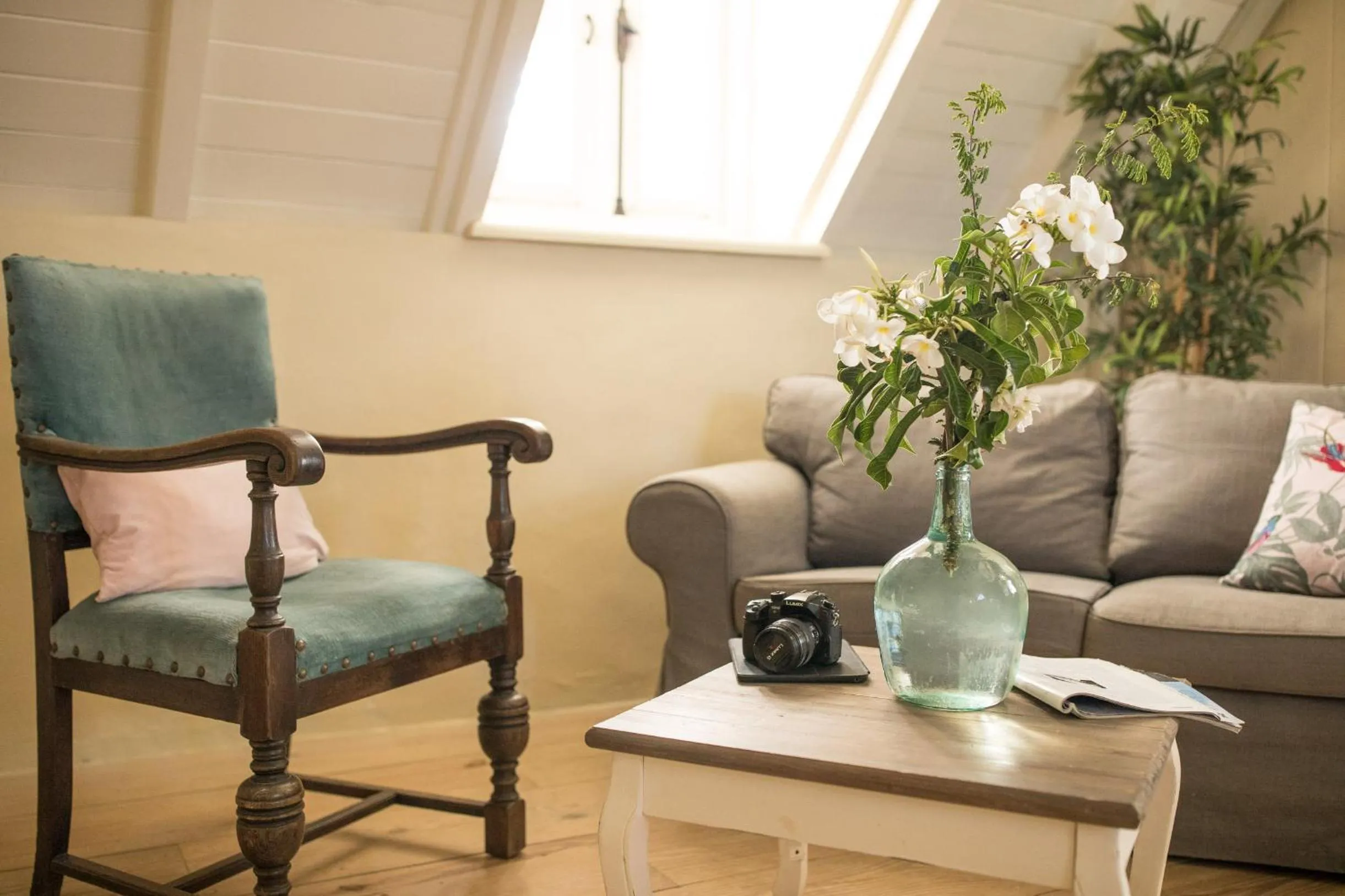 Decorative detail in Landhuis Klein Santa Martha Boutique Hotel Restaurant.