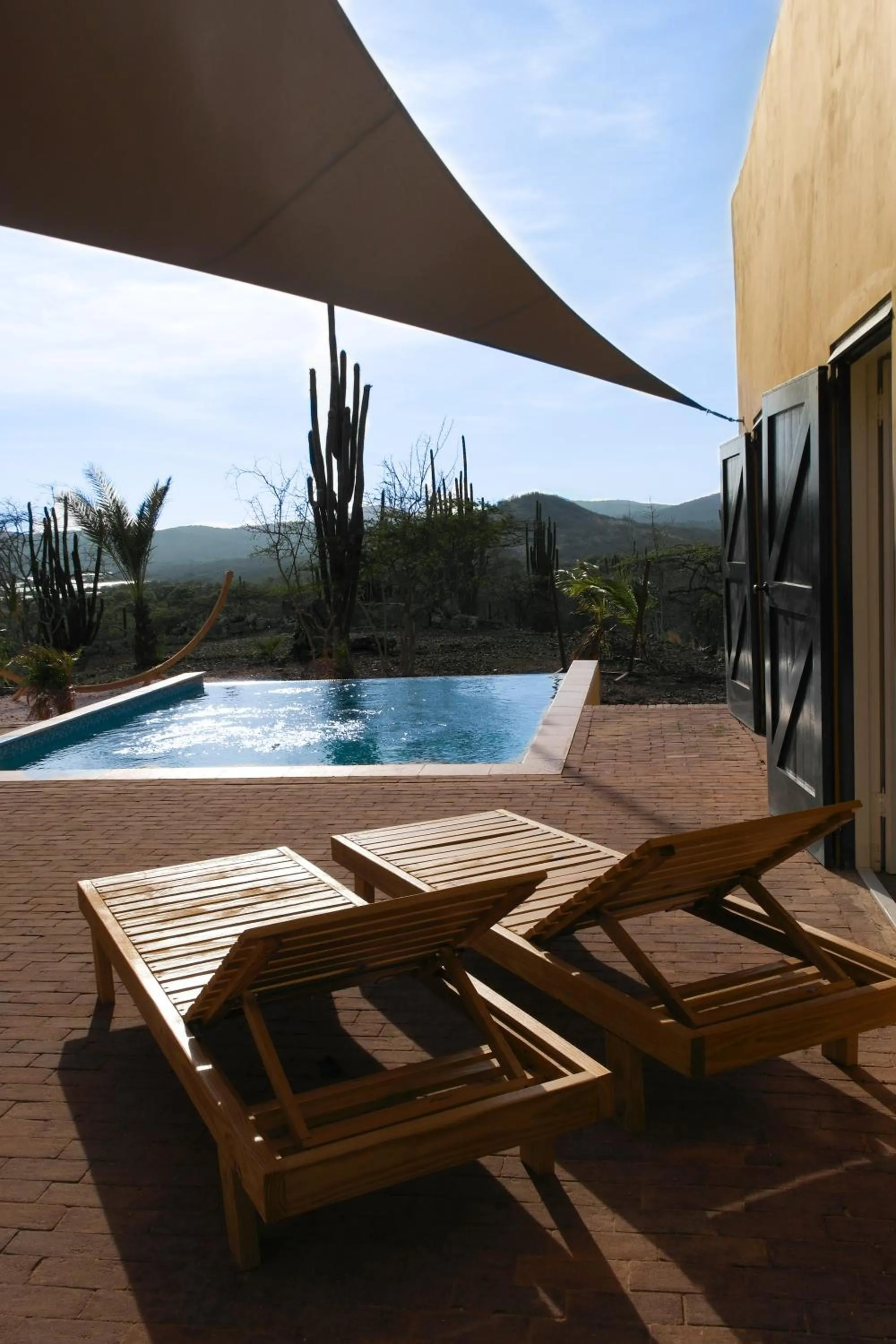 Swimming pool in Landhuis Klein Santa Martha Boutique Hotel Restaurant.