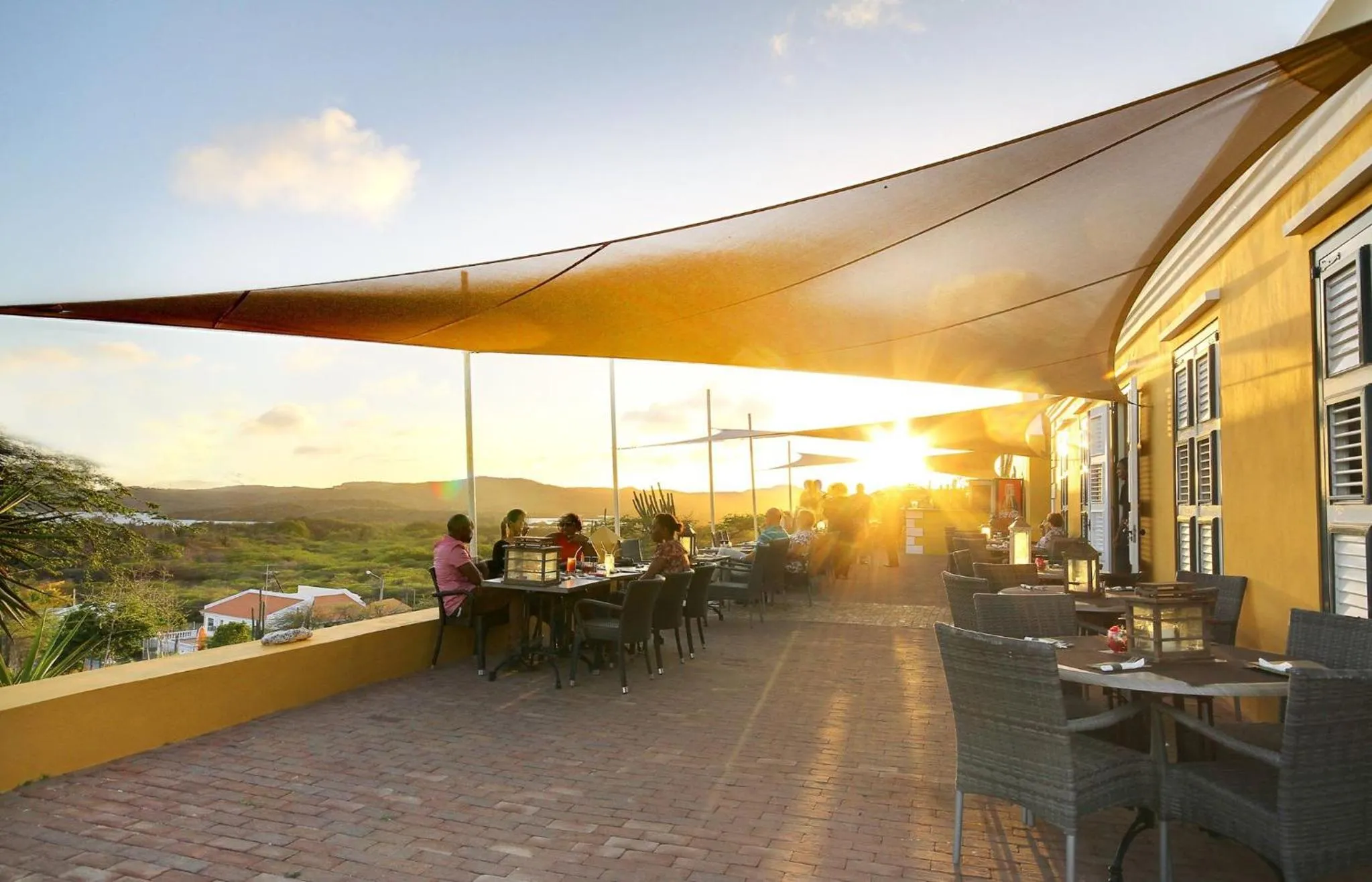 Restaurant/places to eat in Landhuis Klein Santa Martha Boutique Hotel Restaurant.