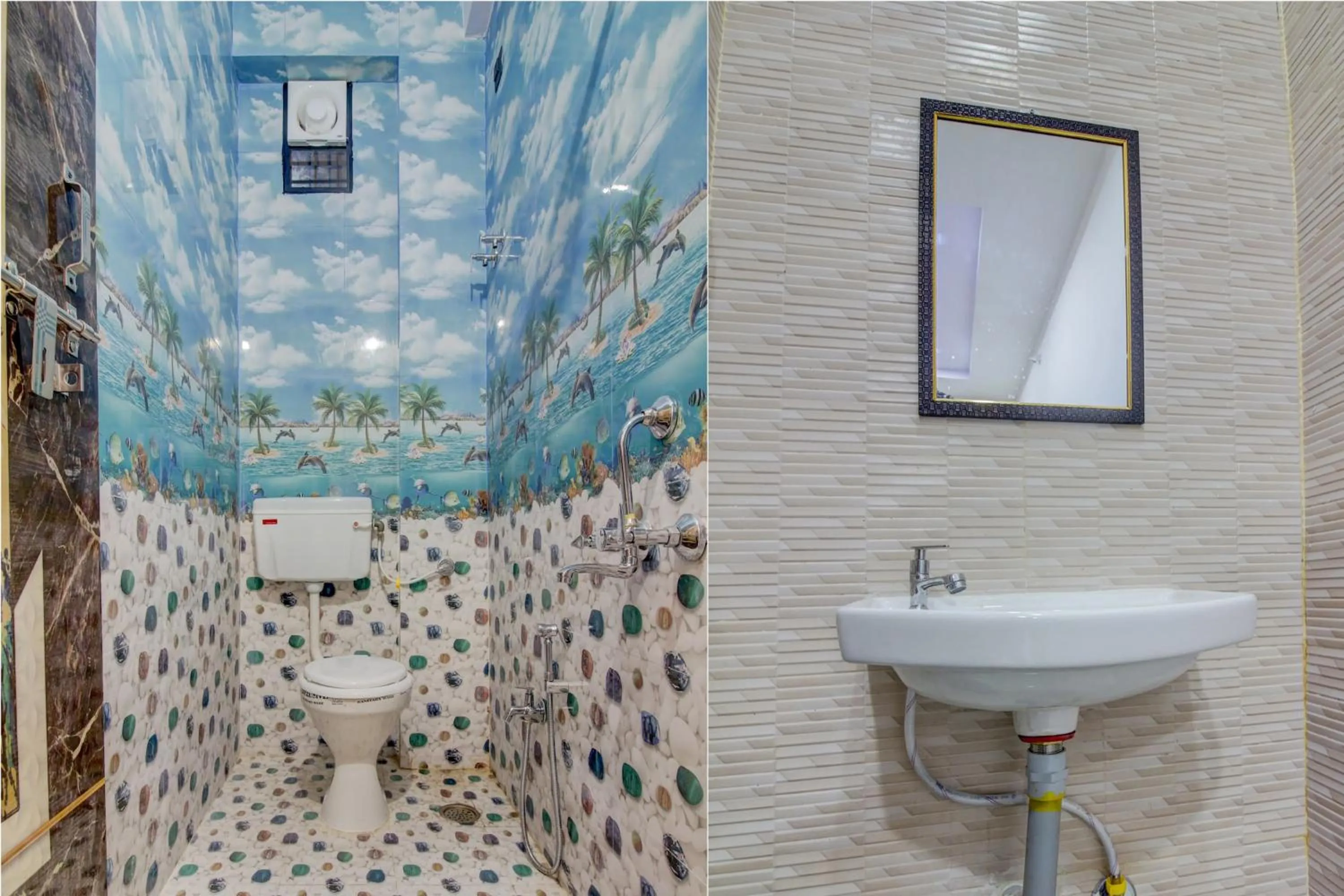 Bathroom in Hotel O Roman Inn