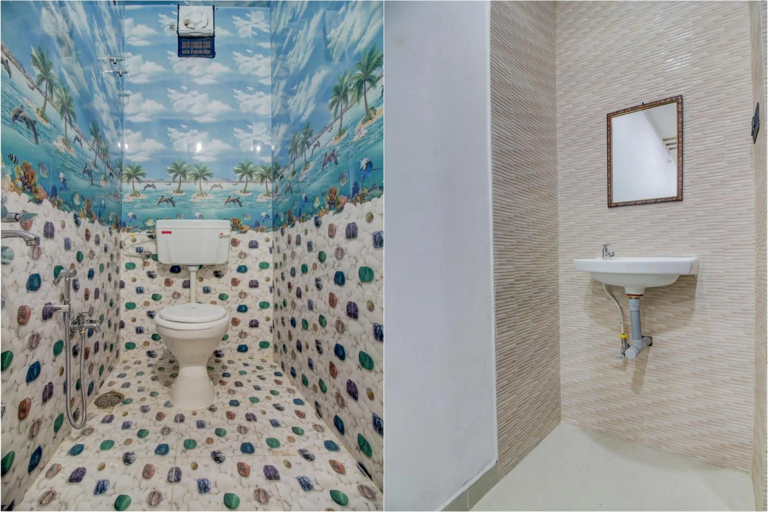 Bathroom in Hotel O Roman Inn