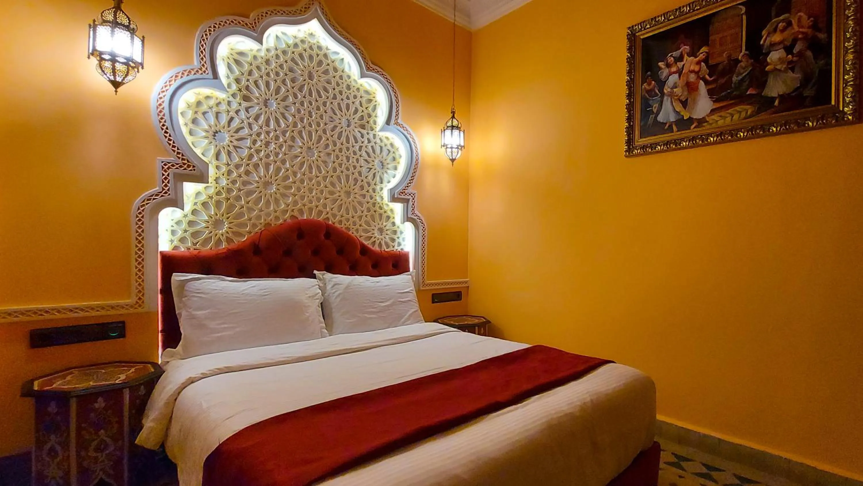 Bed in Riad Safir Marrakech
