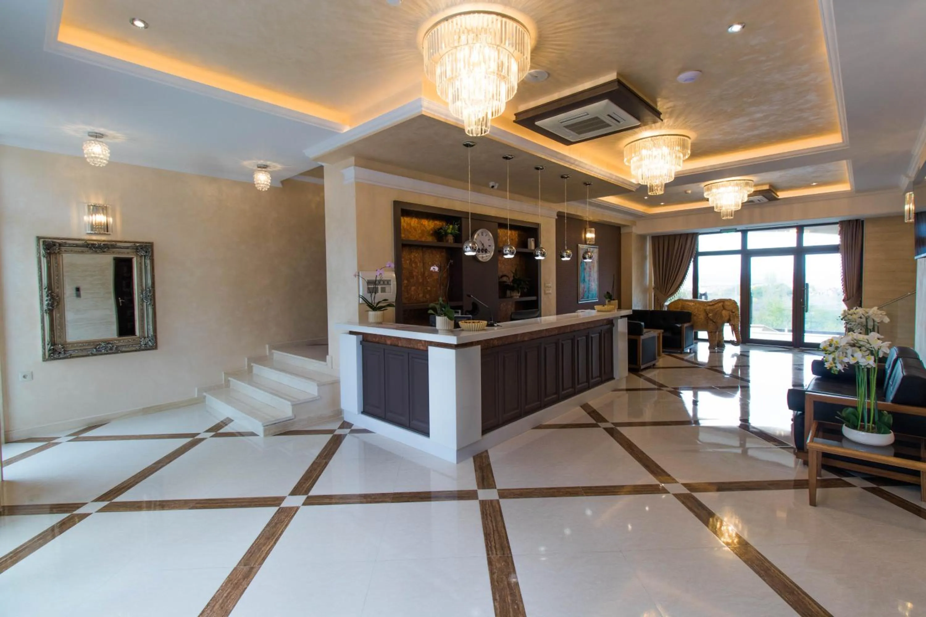 Lobby or reception in Hotel Bohemi