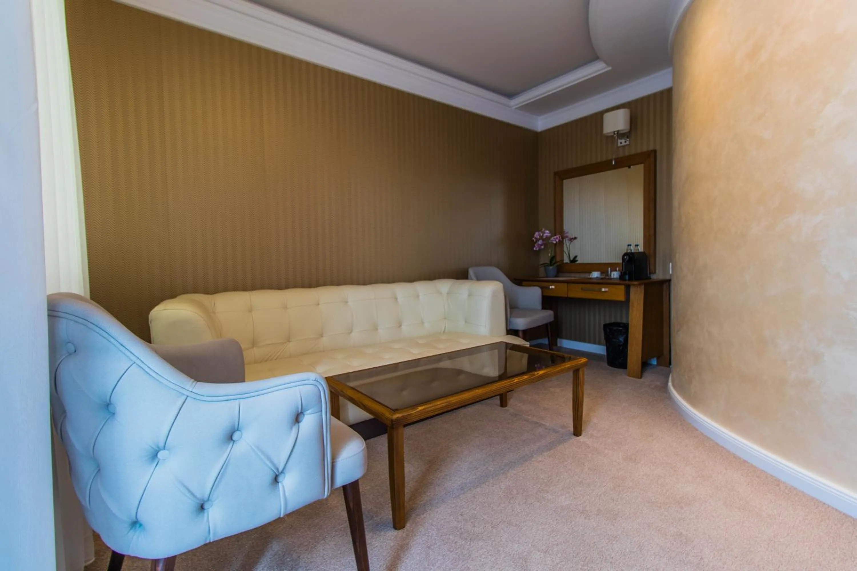 Seating area in Hotel Bohemi