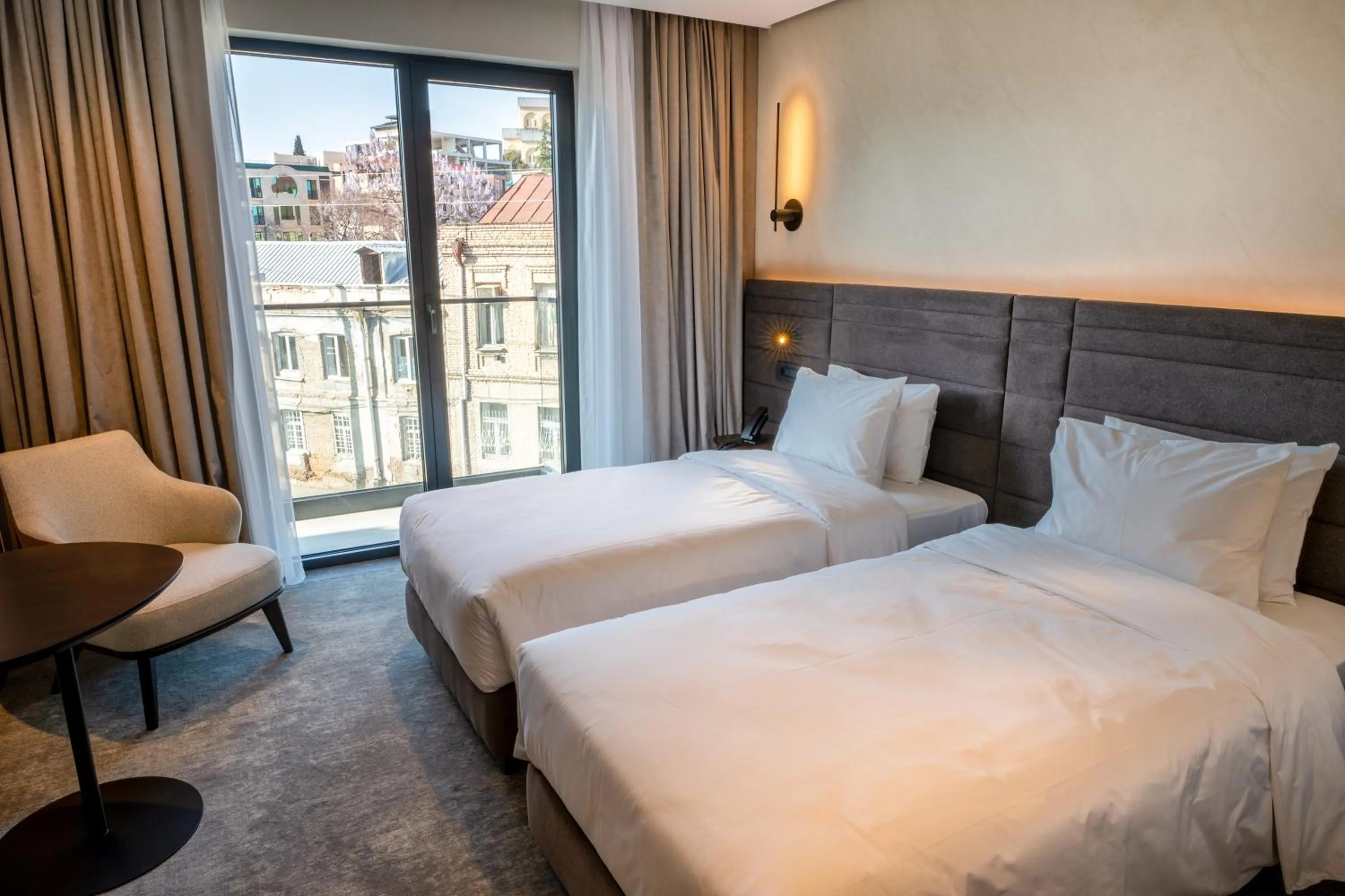 Bed in Novotel Tbilisi Center