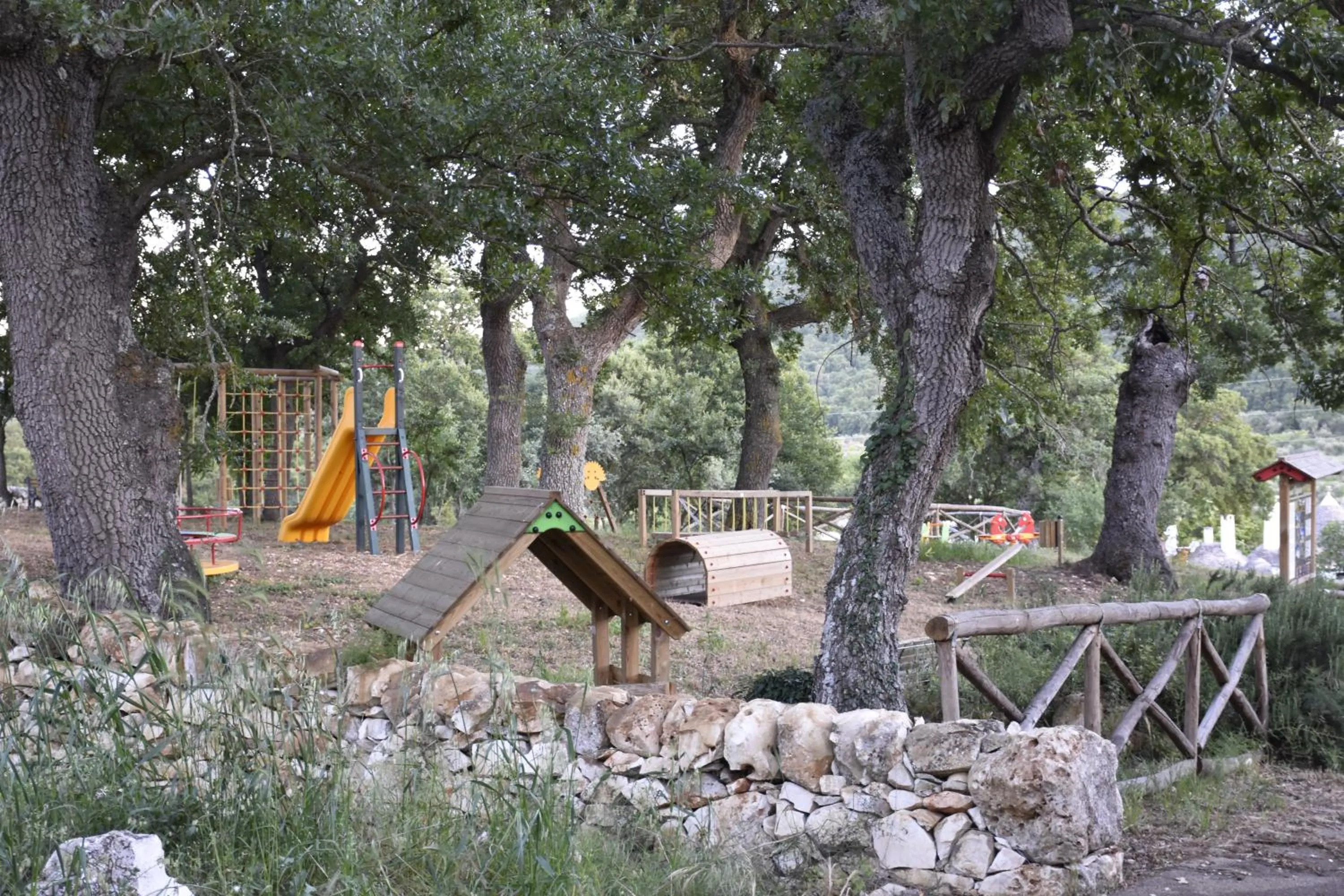 Children play ground in Masseria Mazzalorsa