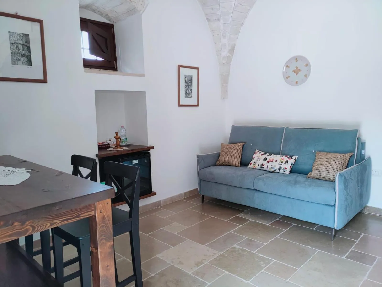 Living room in Masseria Mazzalorsa