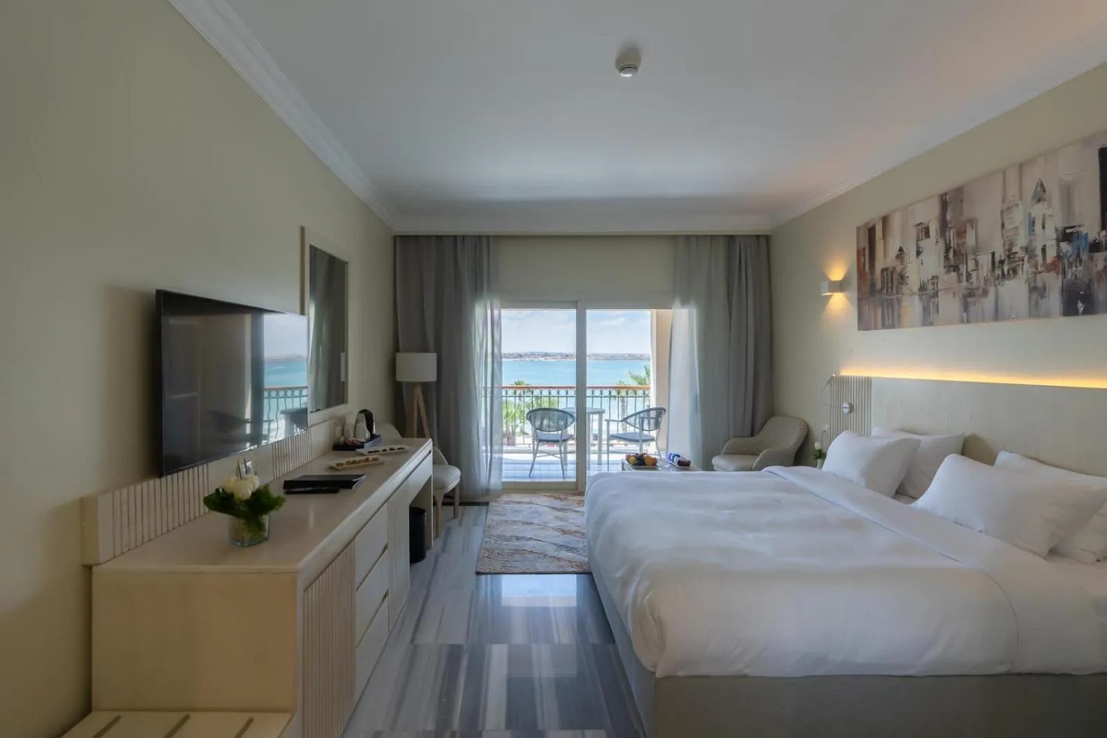 Bed in Safir Marsa Matrouh Resort