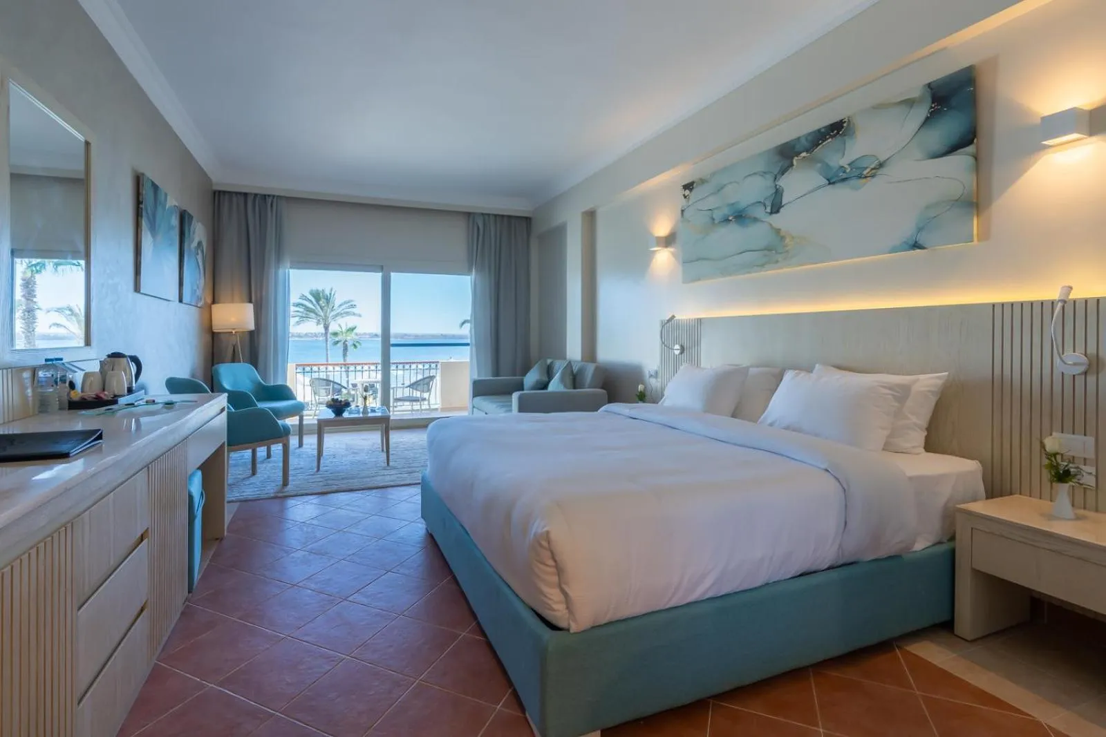 Bed in Safir Marsa Matrouh Resort