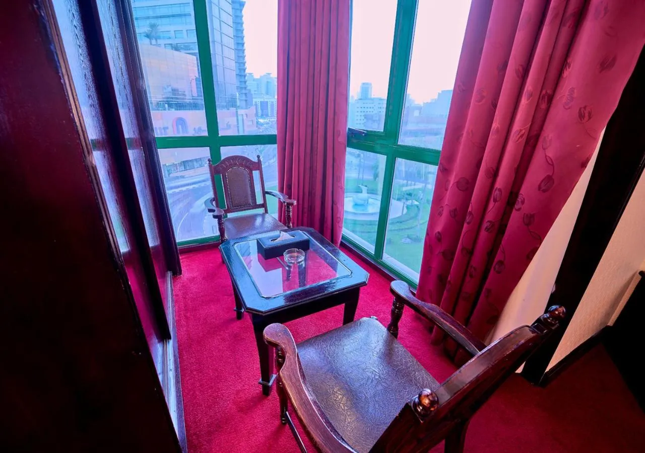 Seating area in Claridge Hotel Dubai