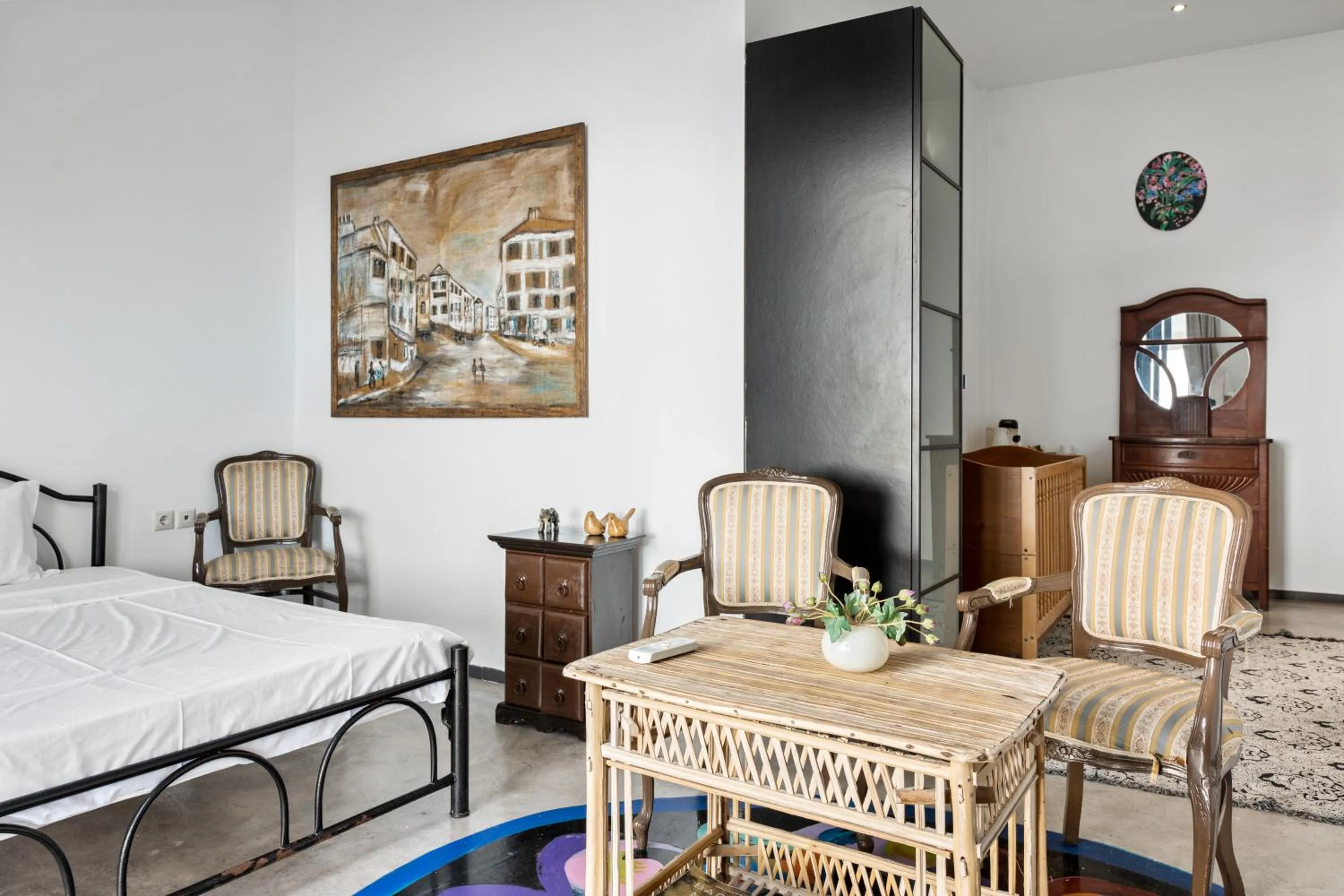 Bed in Serenity Boutique Suites