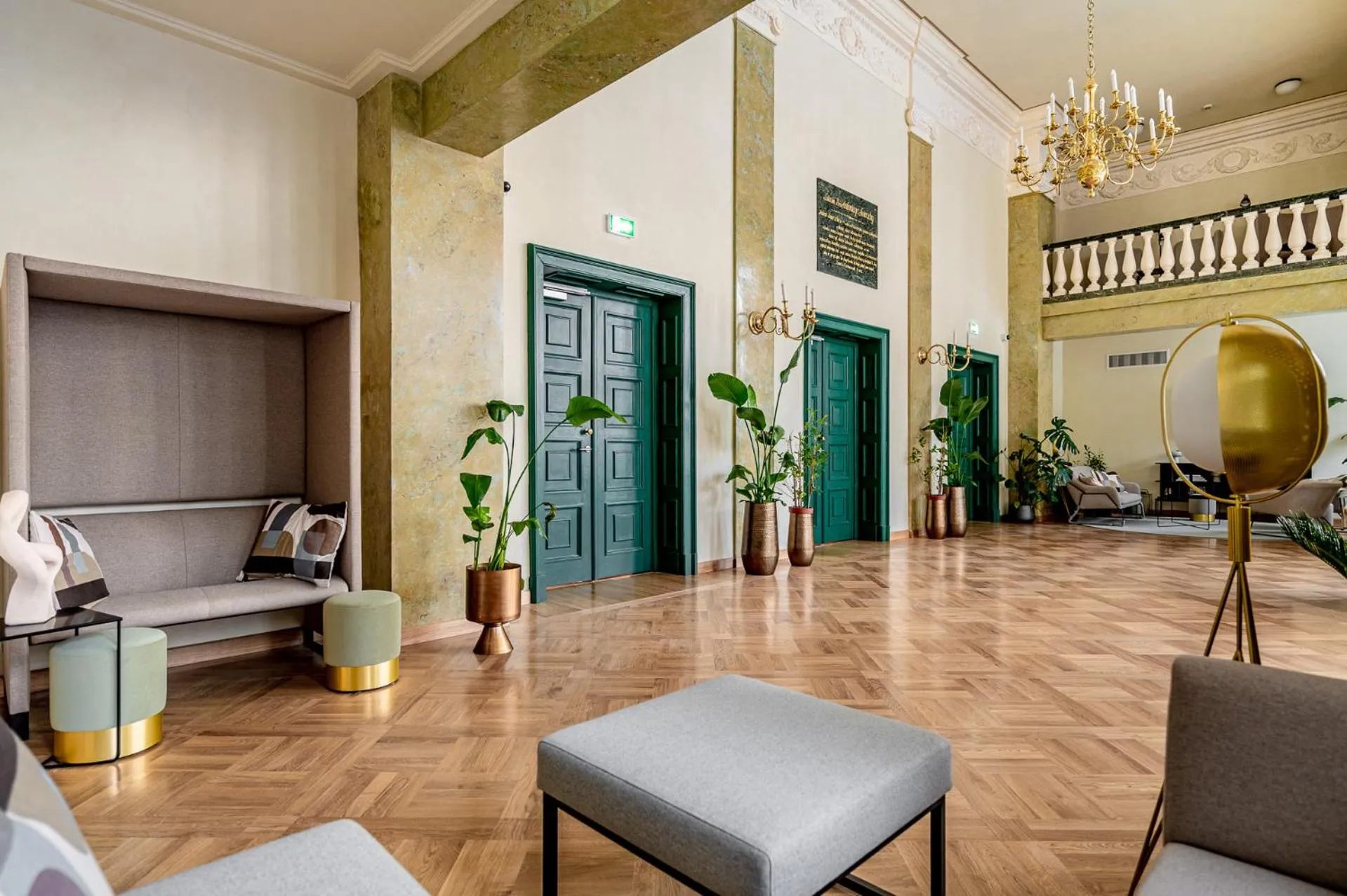 Communal lounge/ TV room in MILESTONE Krakow Center Urban Living