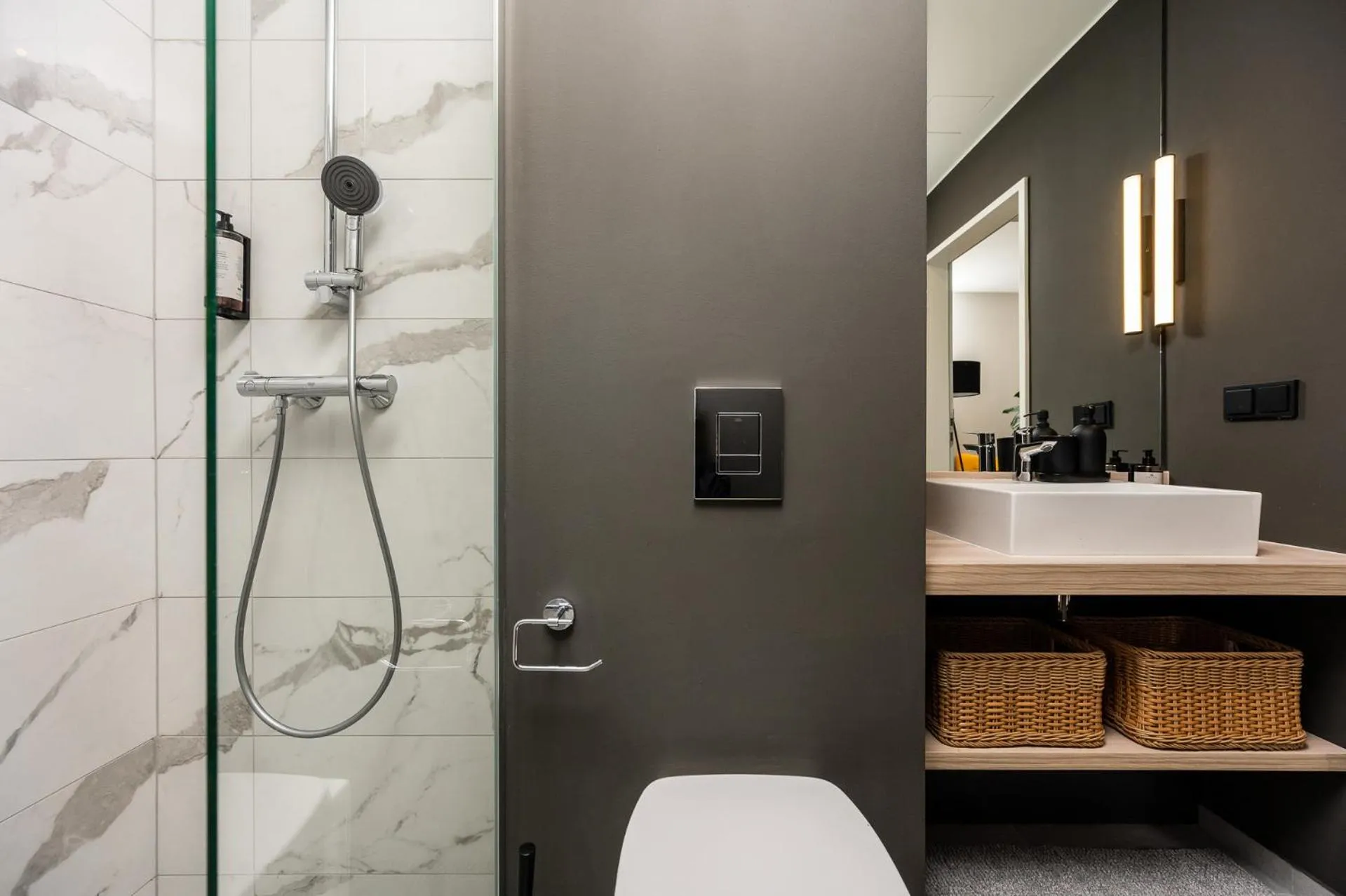 Bathroom in MILESTONE Krakow Center Urban Living