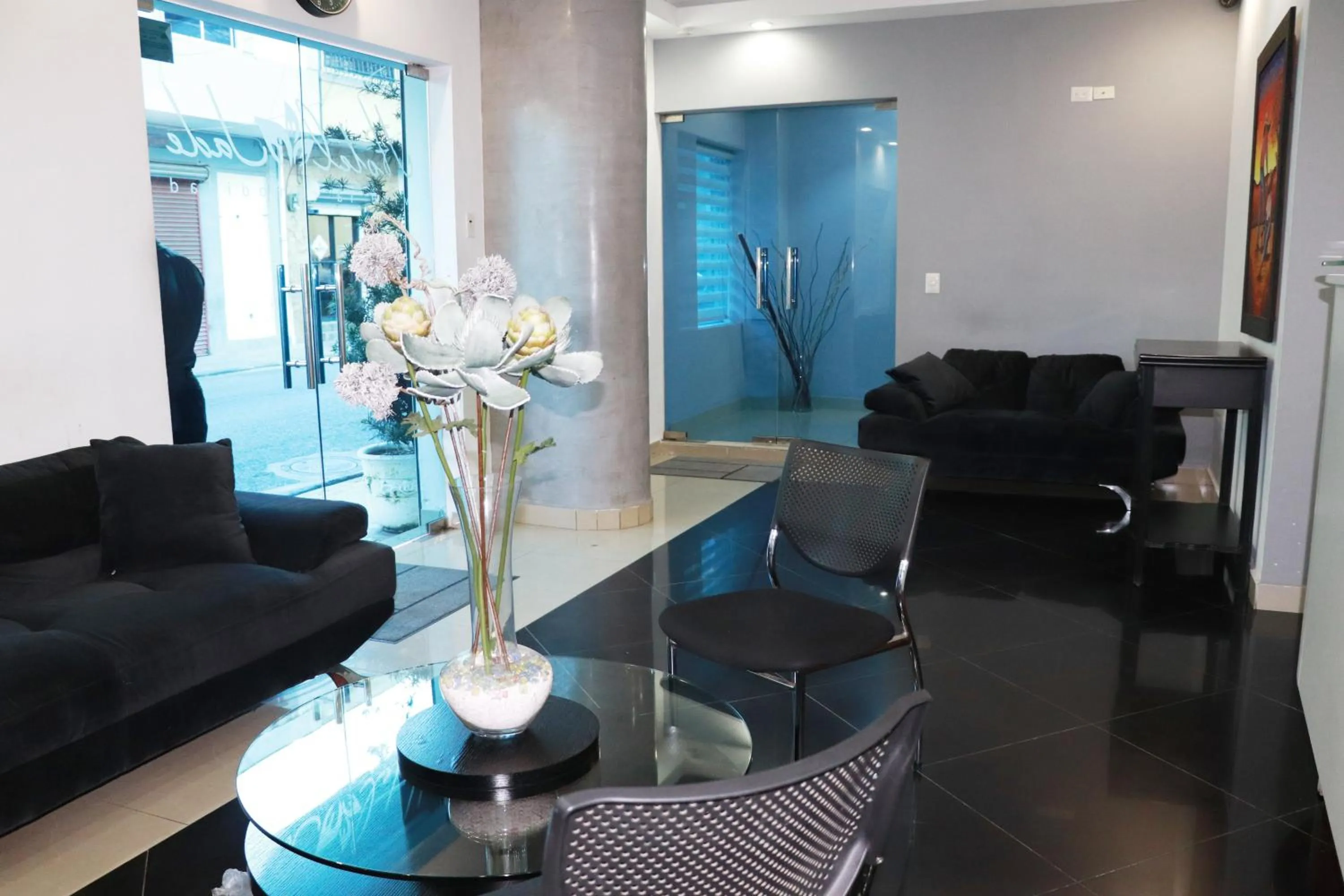 Lobby or reception in Hotel Merey