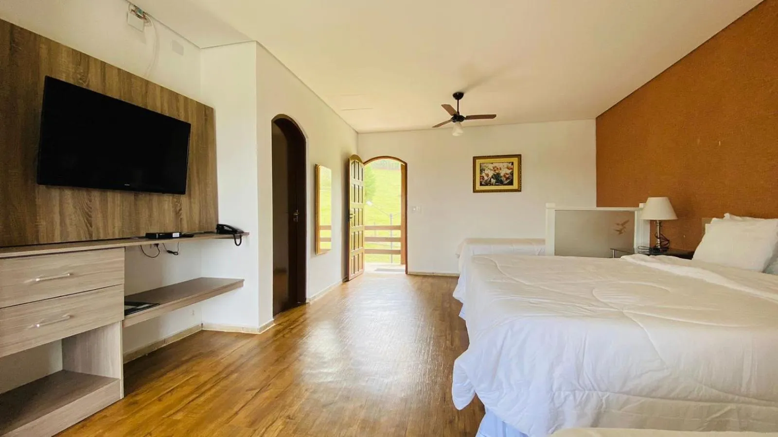 Bed in Paraty Hotel Fazenda & Spa