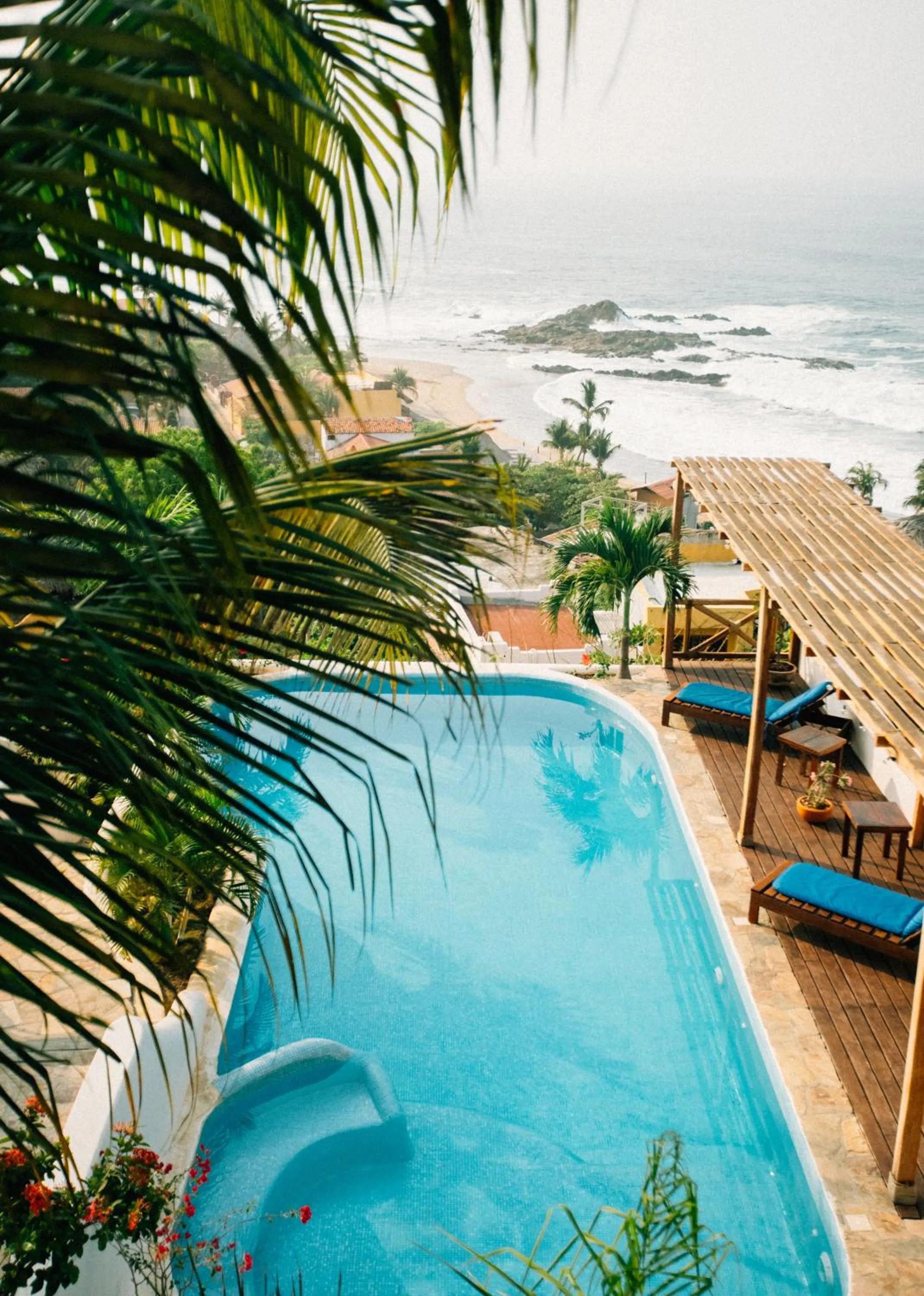 Swimming pool in Hotel Boutique casa la Malagueña
