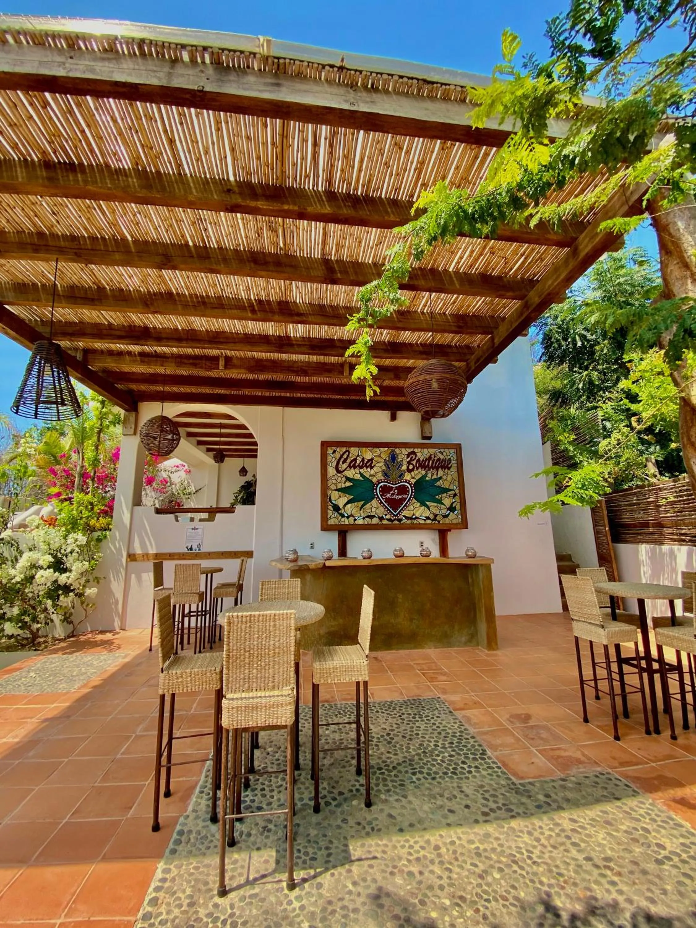 Lounge or bar in Hotel Boutique casa la Malagueña
