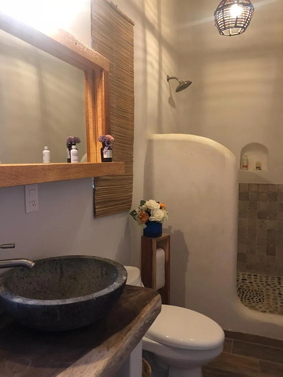 Shower in Hotel Boutique casa la Malagueña