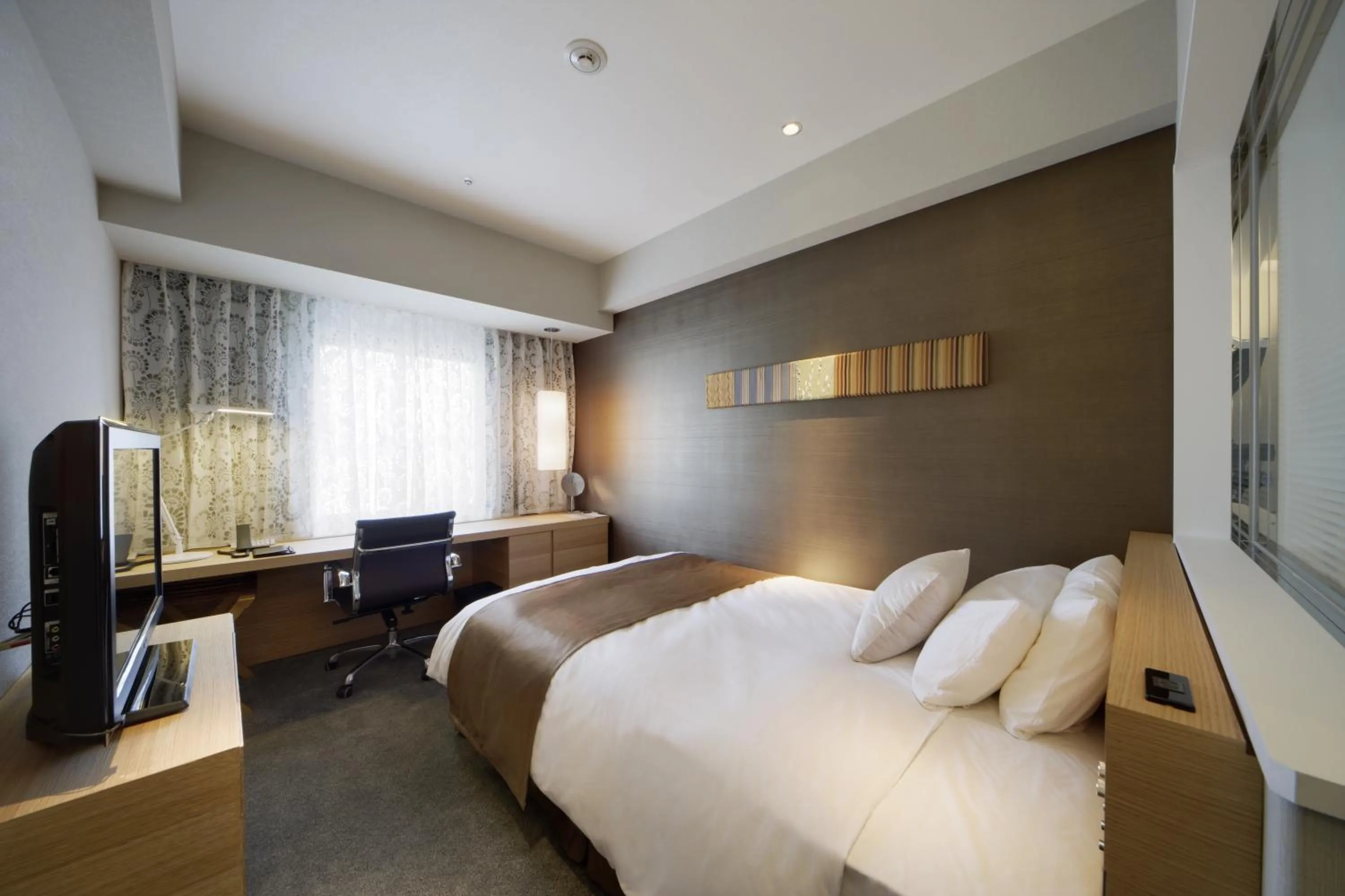 Bed in Hotel Metropolitan Akita