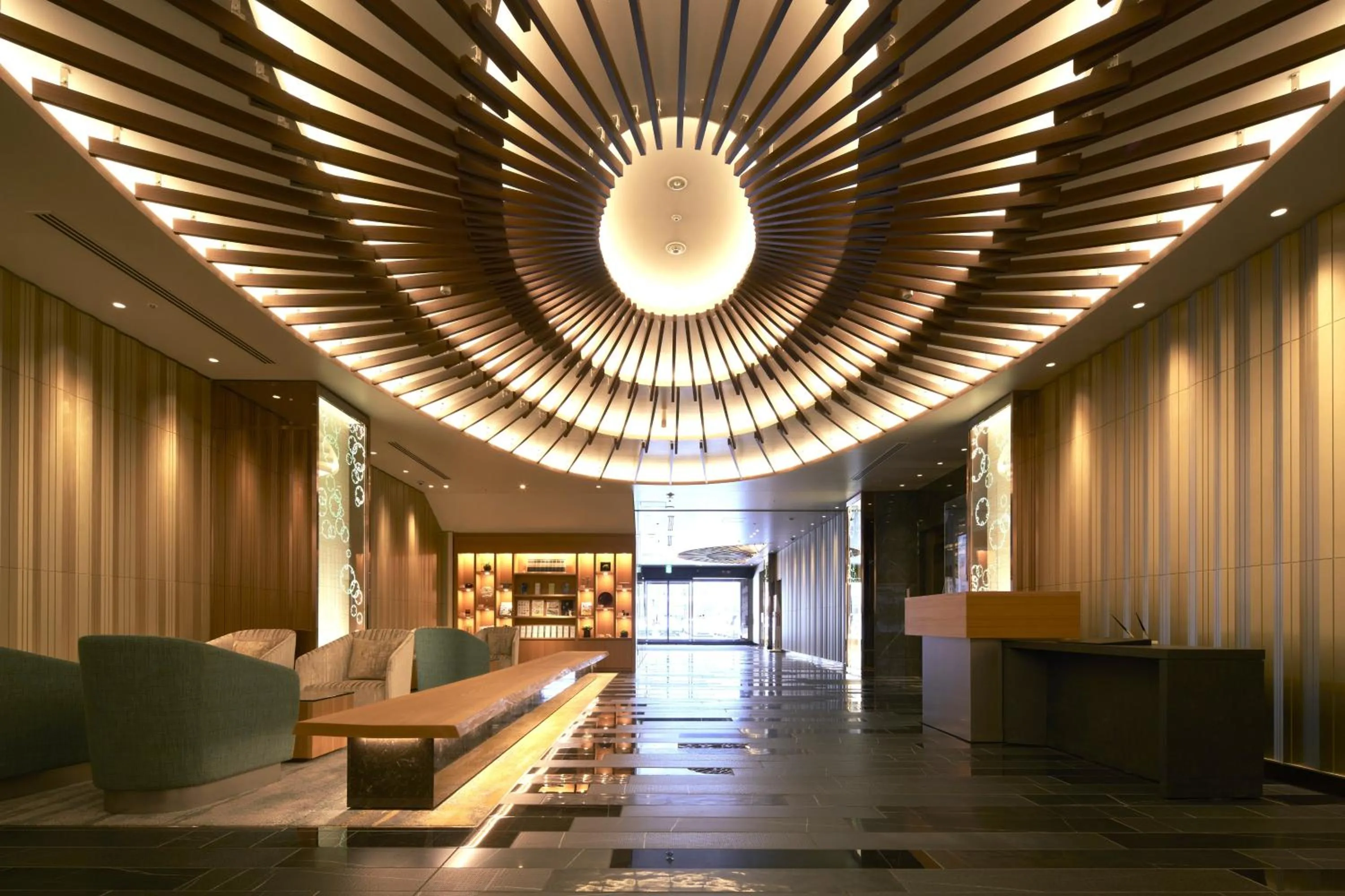 Lobby or reception in Hotel Metropolitan Akita