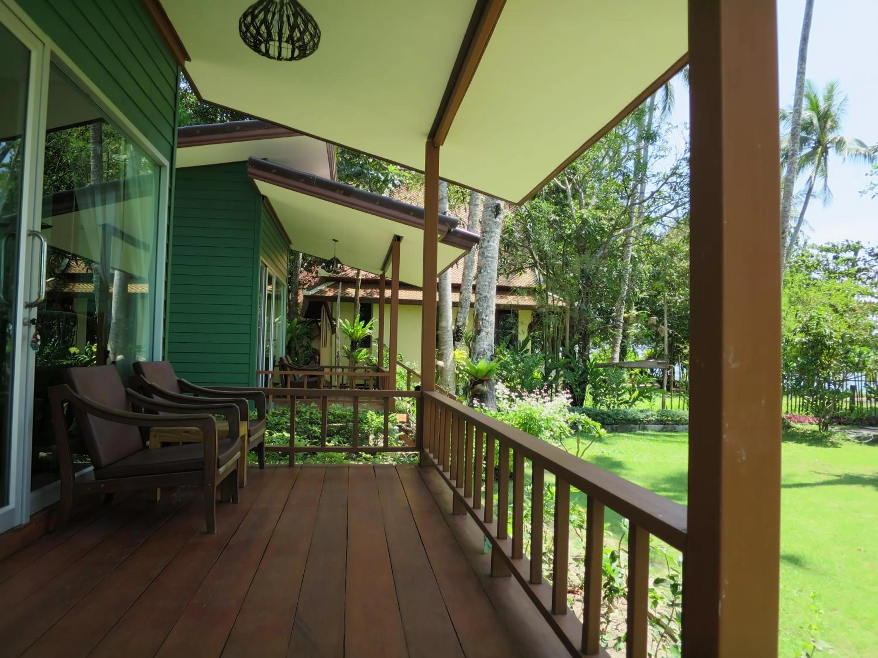 Balcony/Terrace in Bangbaobeach Resort