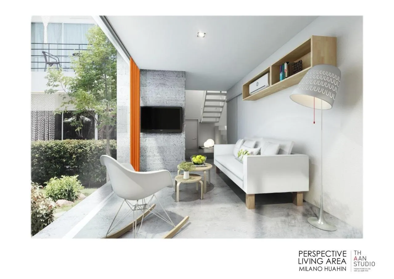 Living room in Milano Huahin