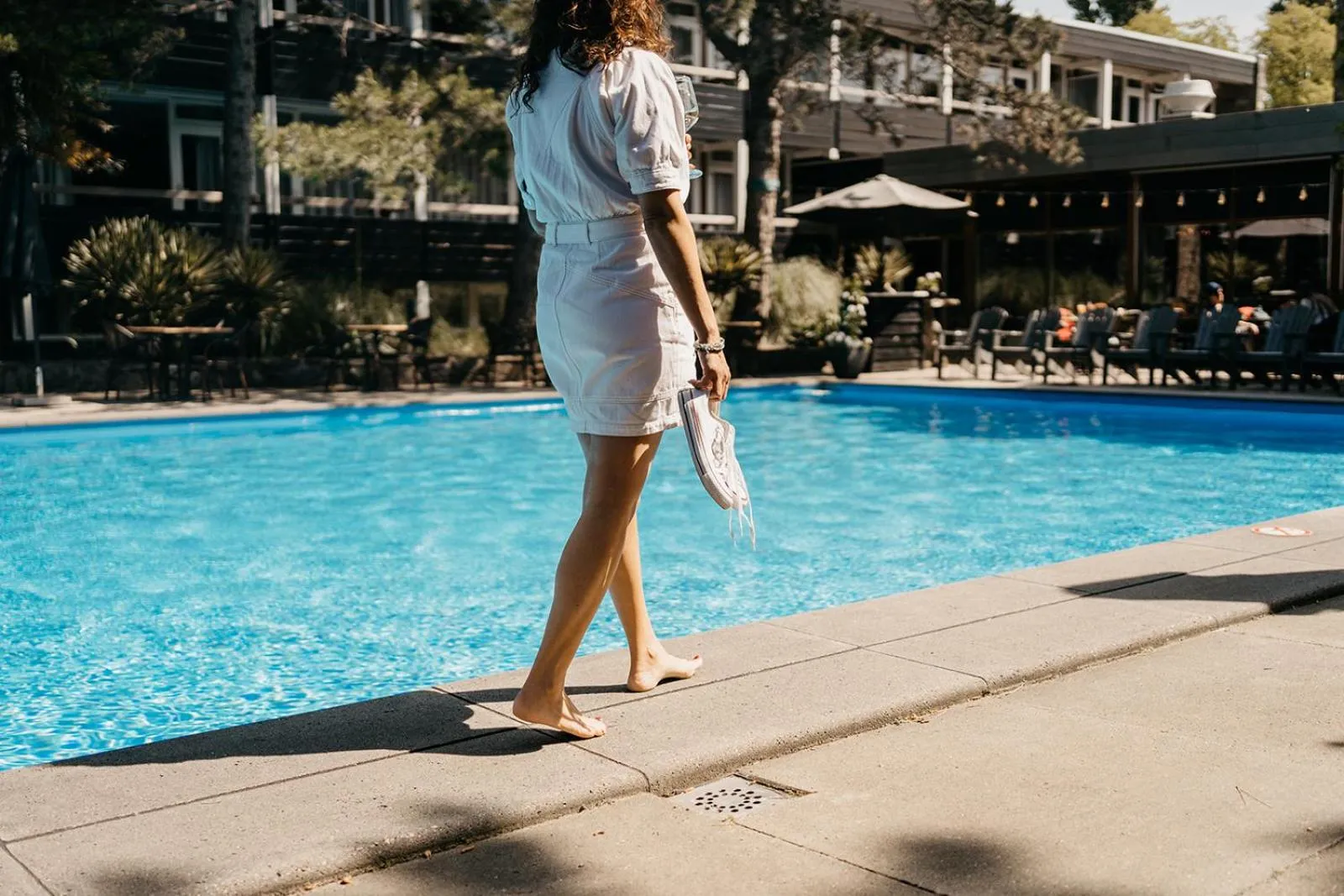 Swimming pool in Badhotel Rockanje