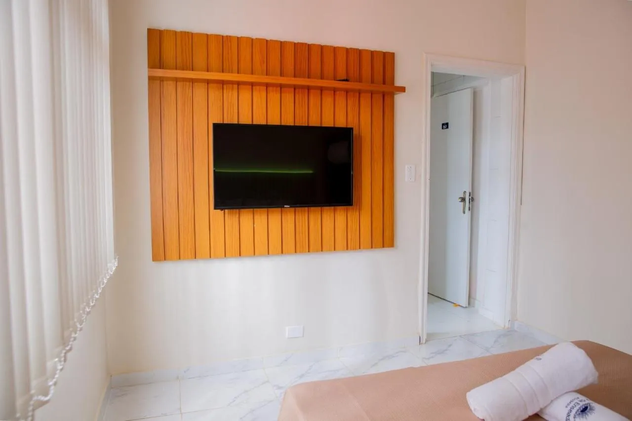 Bed in Pousada Sol da Enseada Guarujá Inn - Piscina Aquecida