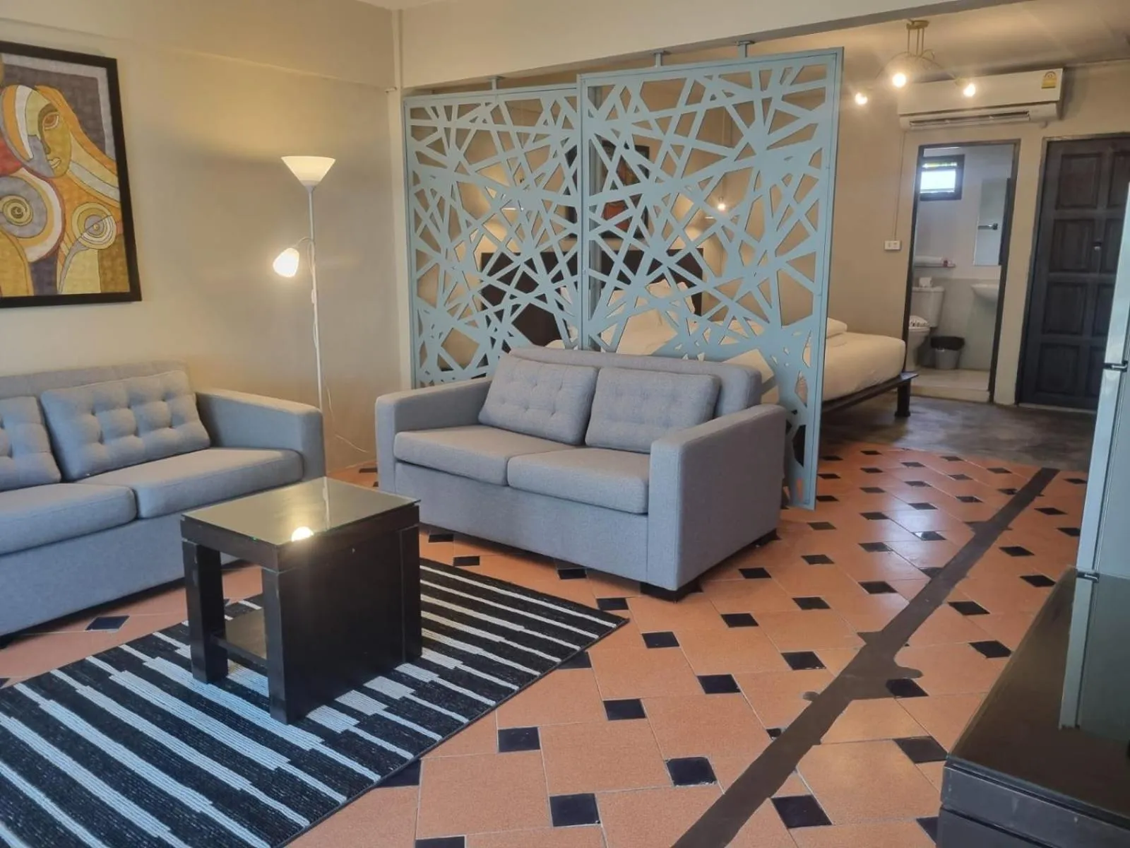 Living room in New Breakers Hotel Rawai