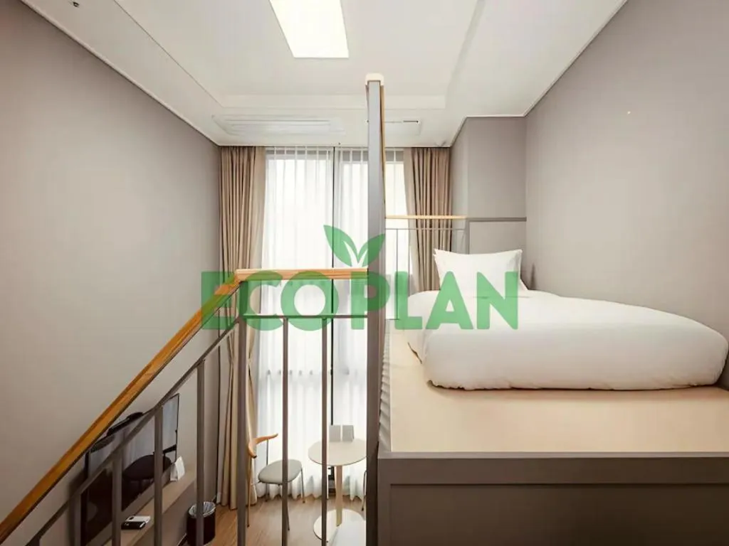 Bedroom, Bed in Sollago Myeongdong Hotel & Residence