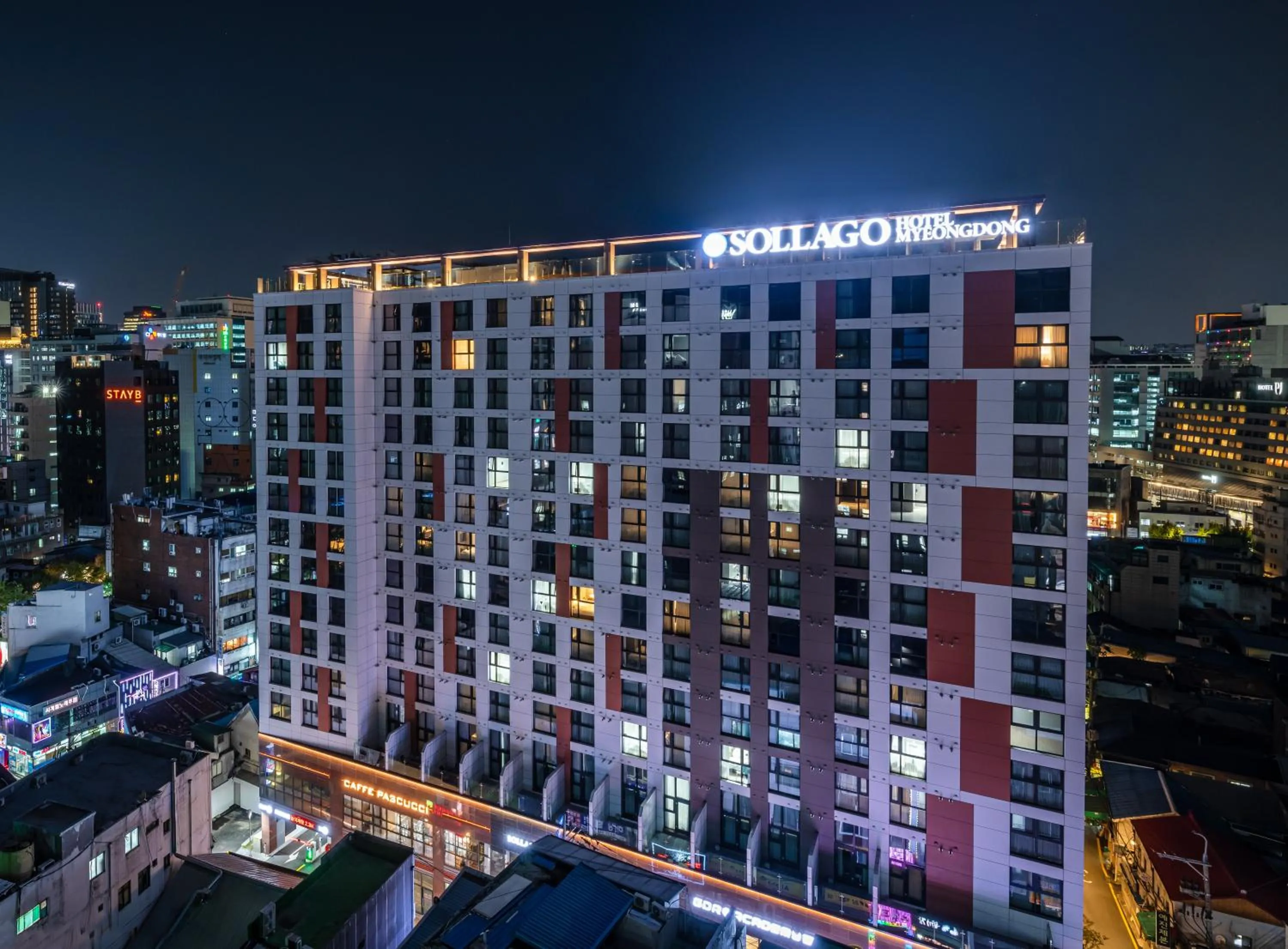 Property building in Sollago Myeongdong Hotel & Residence