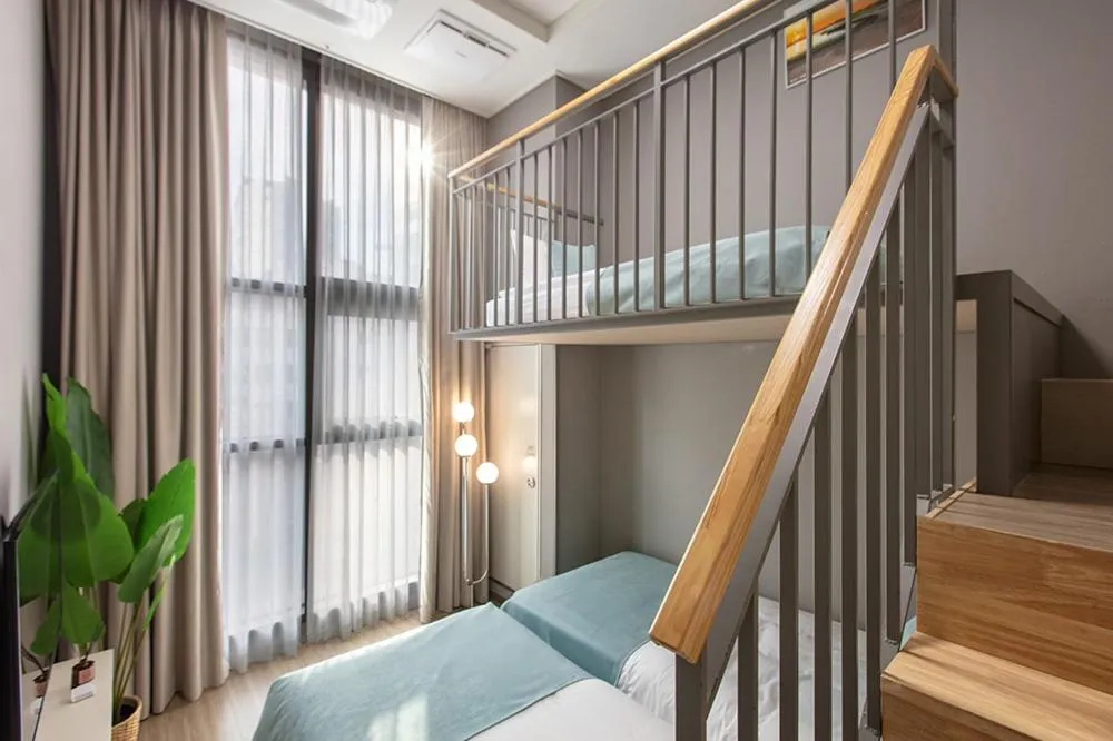 Bedroom, Bed in Sollago Myeongdong Hotel & Residence