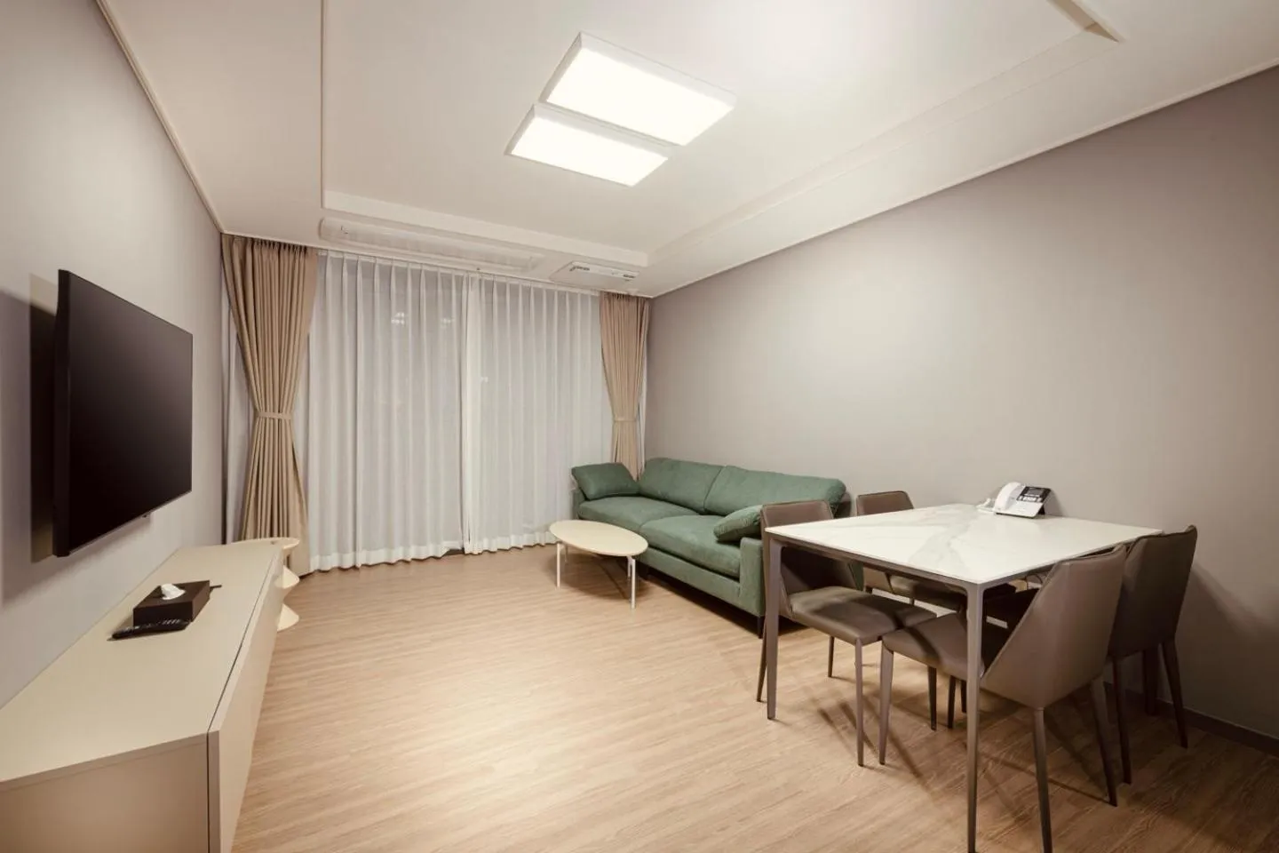 Living room in Sollago Myeongdong Hotel & Residence