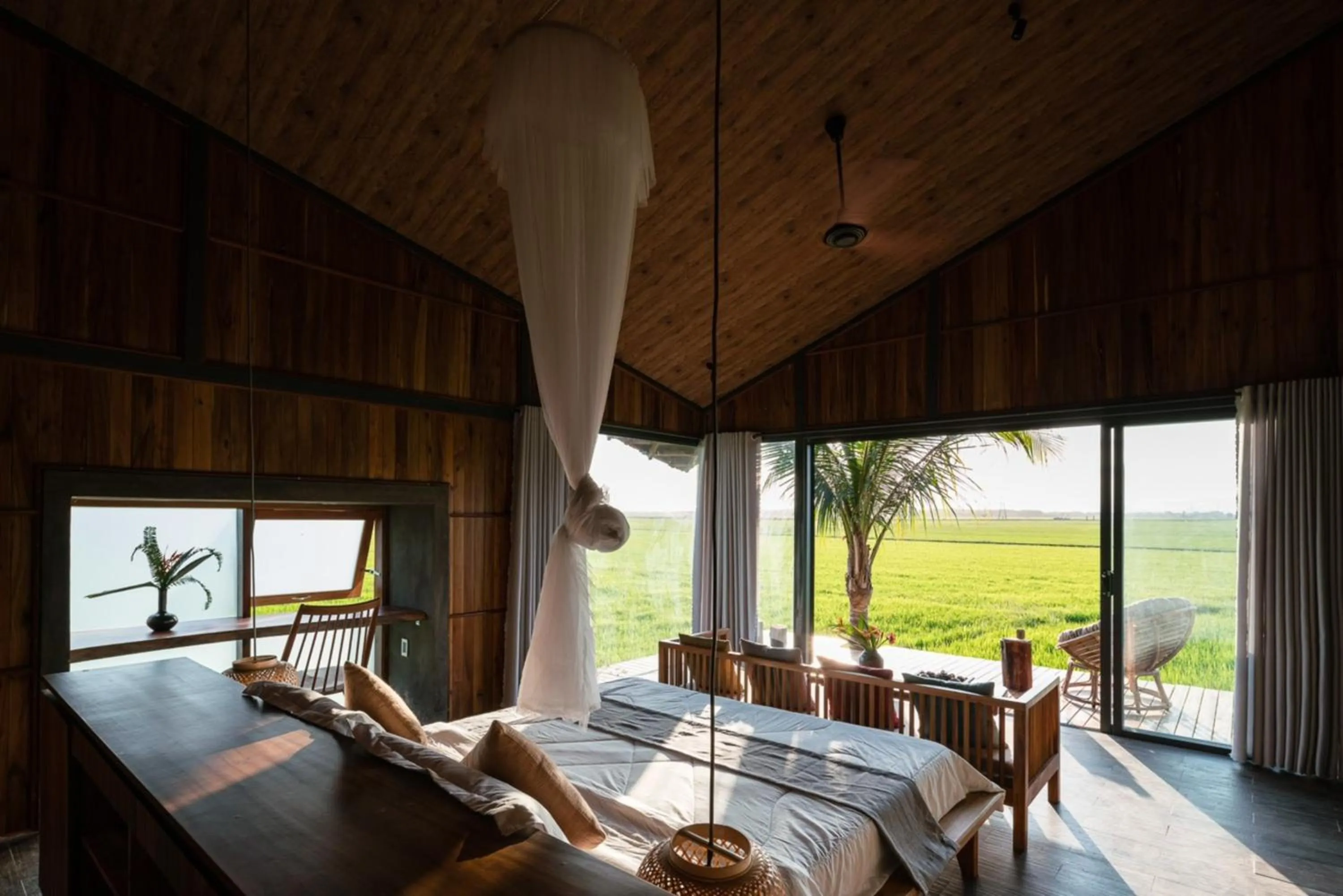 Bed in The Ruong Resort