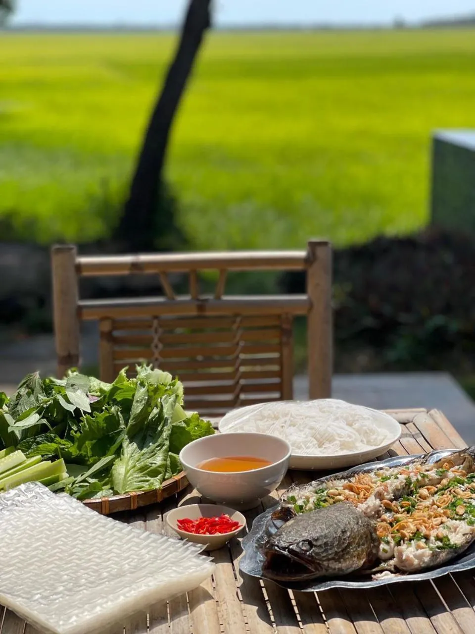 Food and drinks in The Ruong Resort