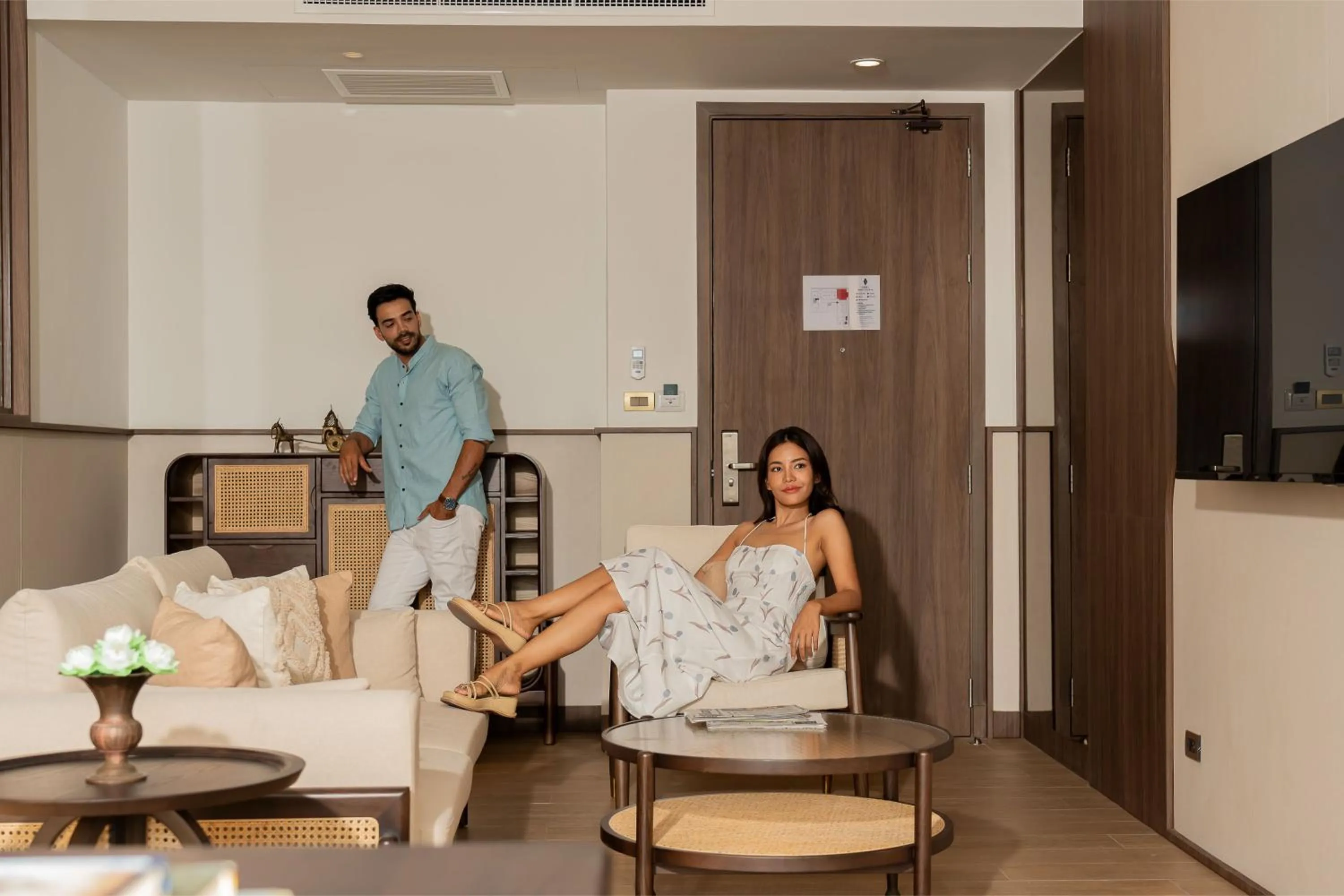 Living room in Pranakorn Heritage Hotel