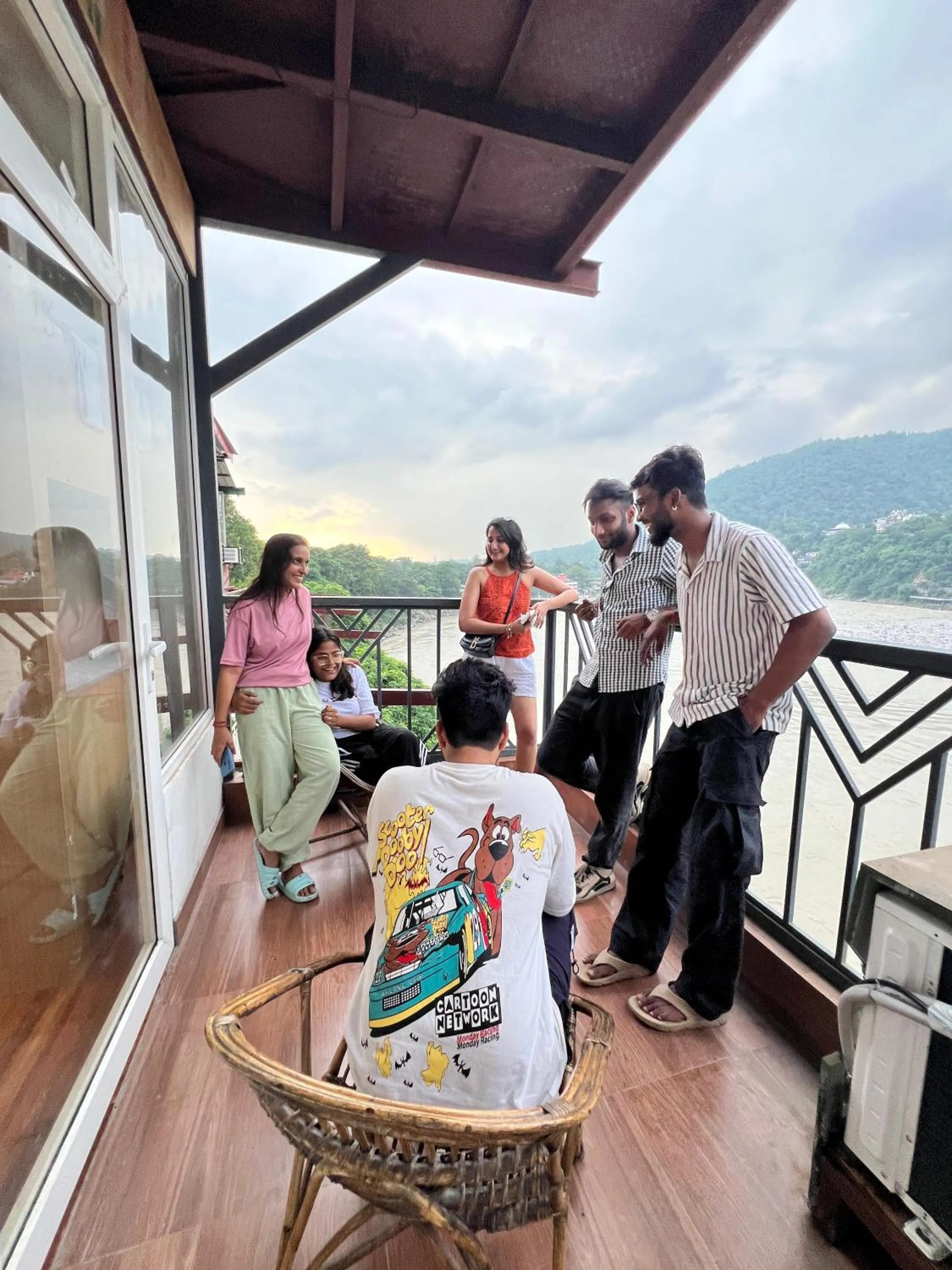 Balcony/Terrace in Joey's By The Ganges