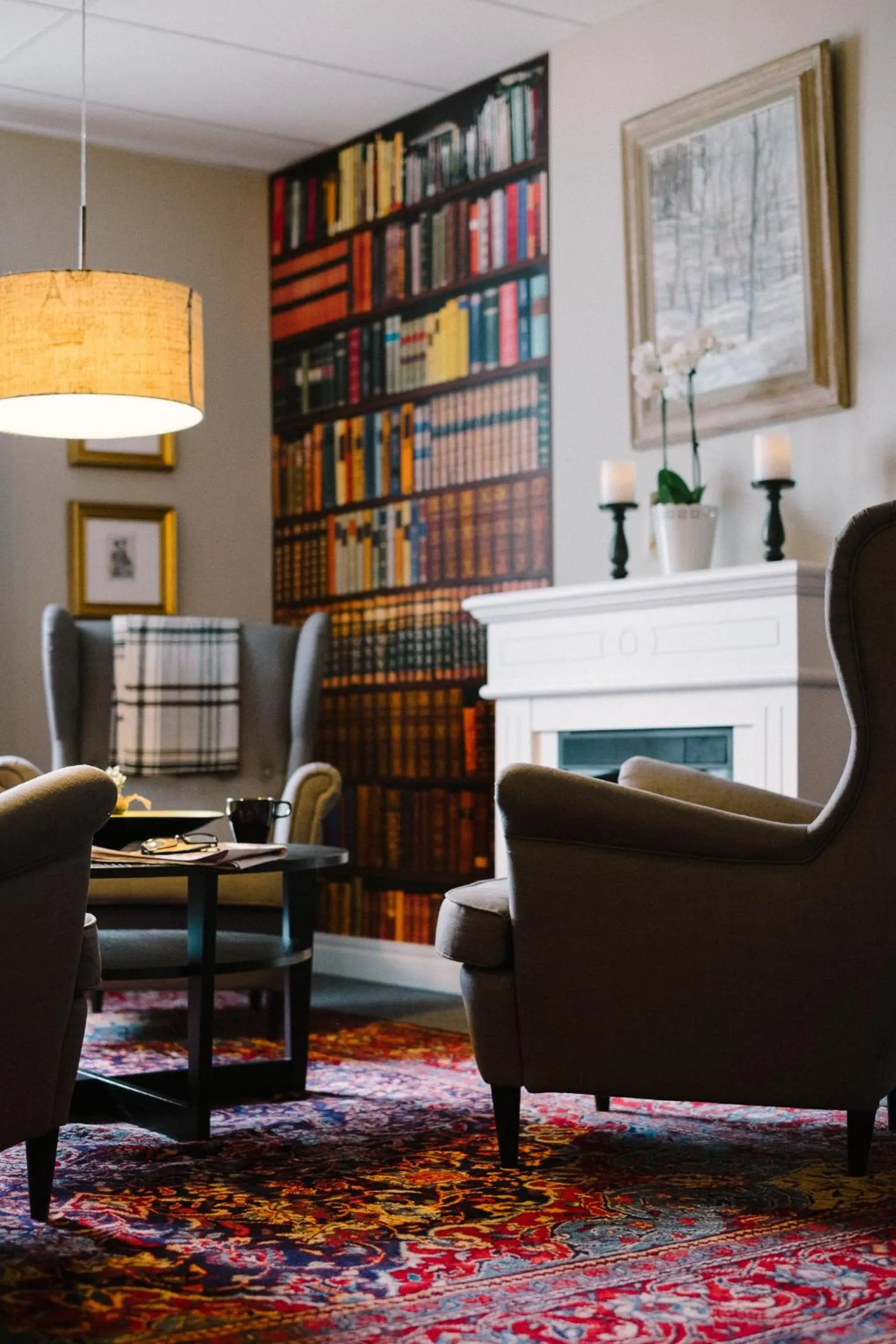 Lobby or reception in Eksjö Stadshotell Annex