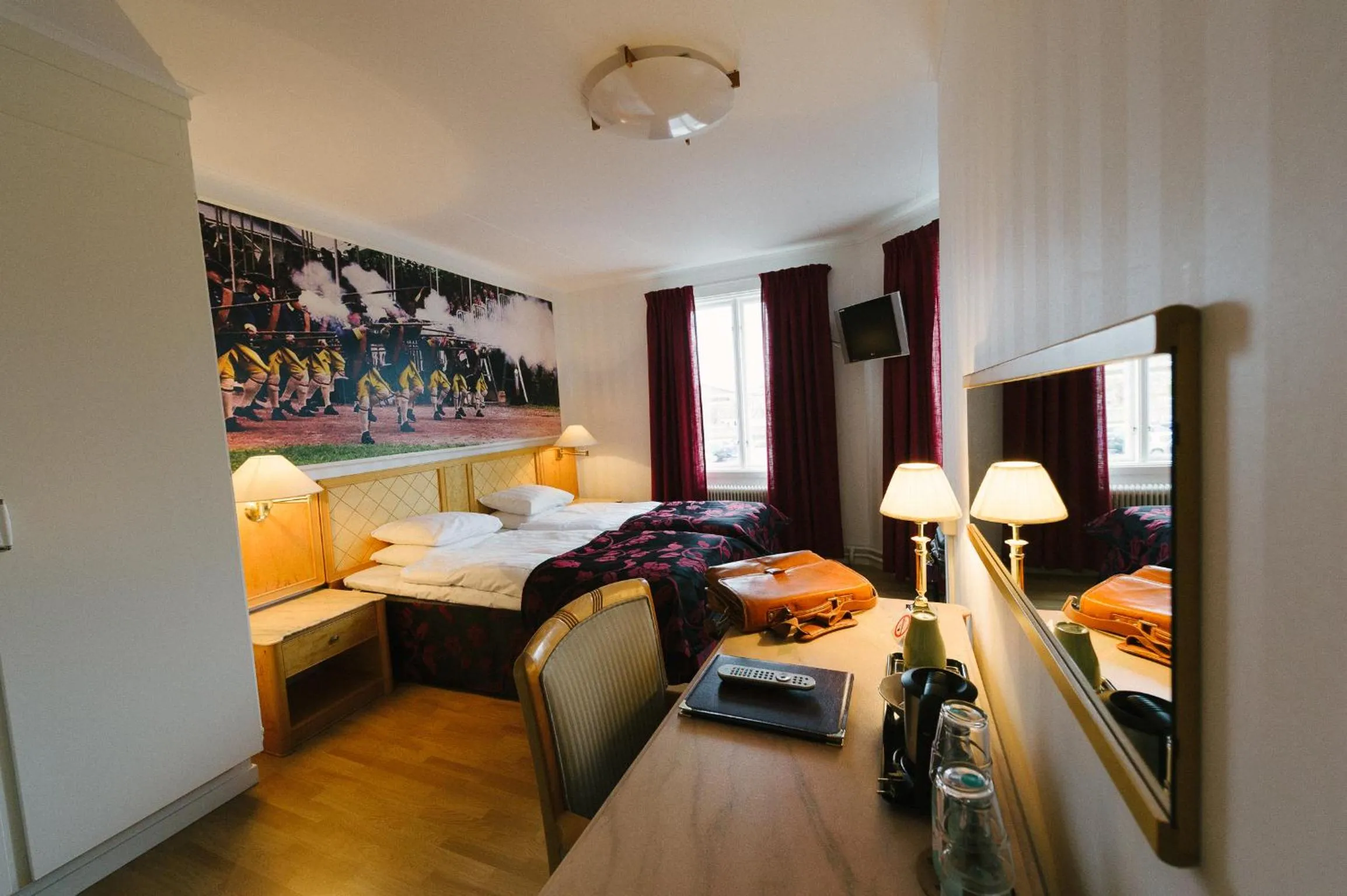 Photo of the whole room, Bed in Eksjö Stadshotell Annex