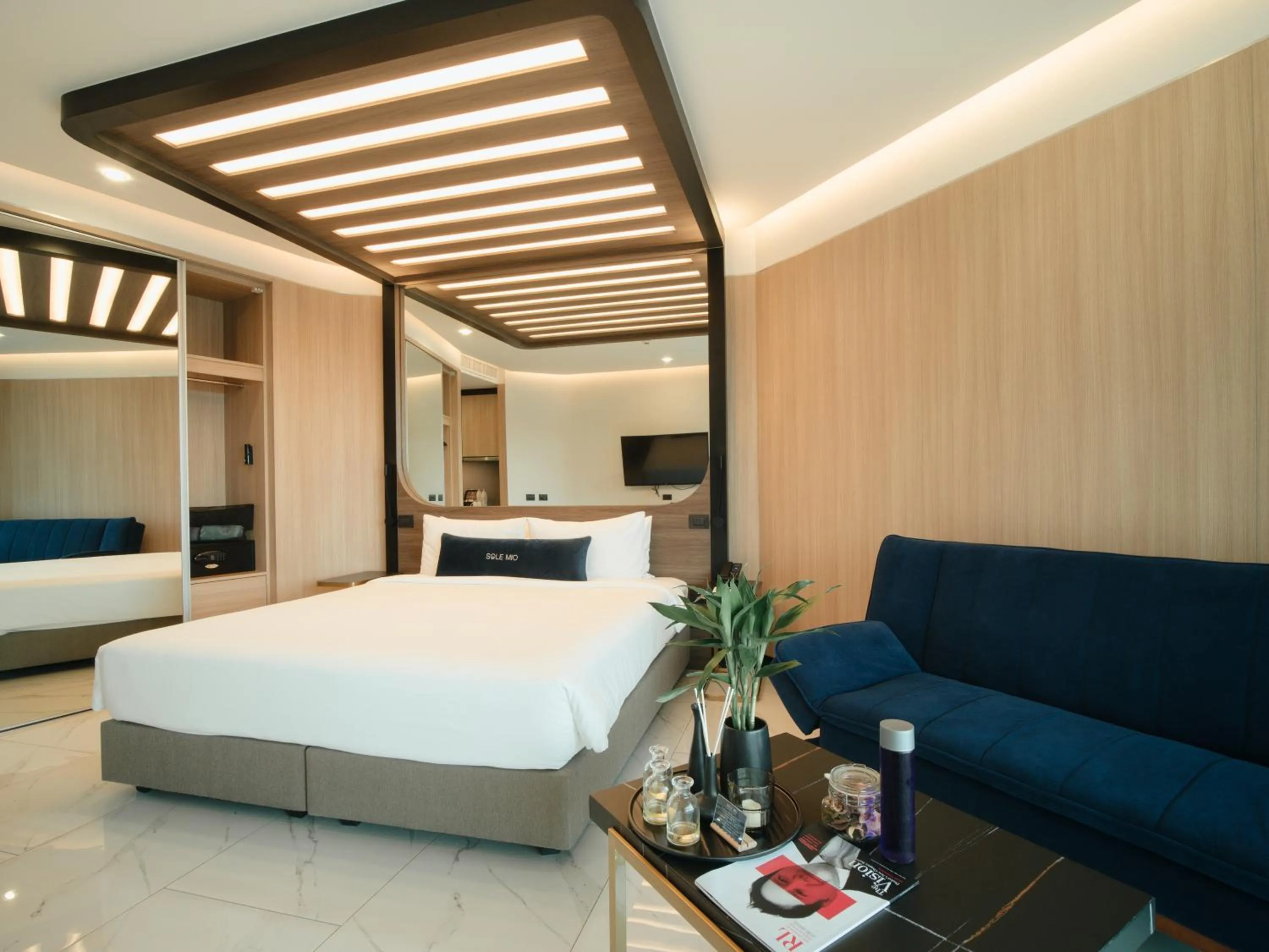 Bed in Sole Mio Boutique Hotel and Wellness - Adults Only