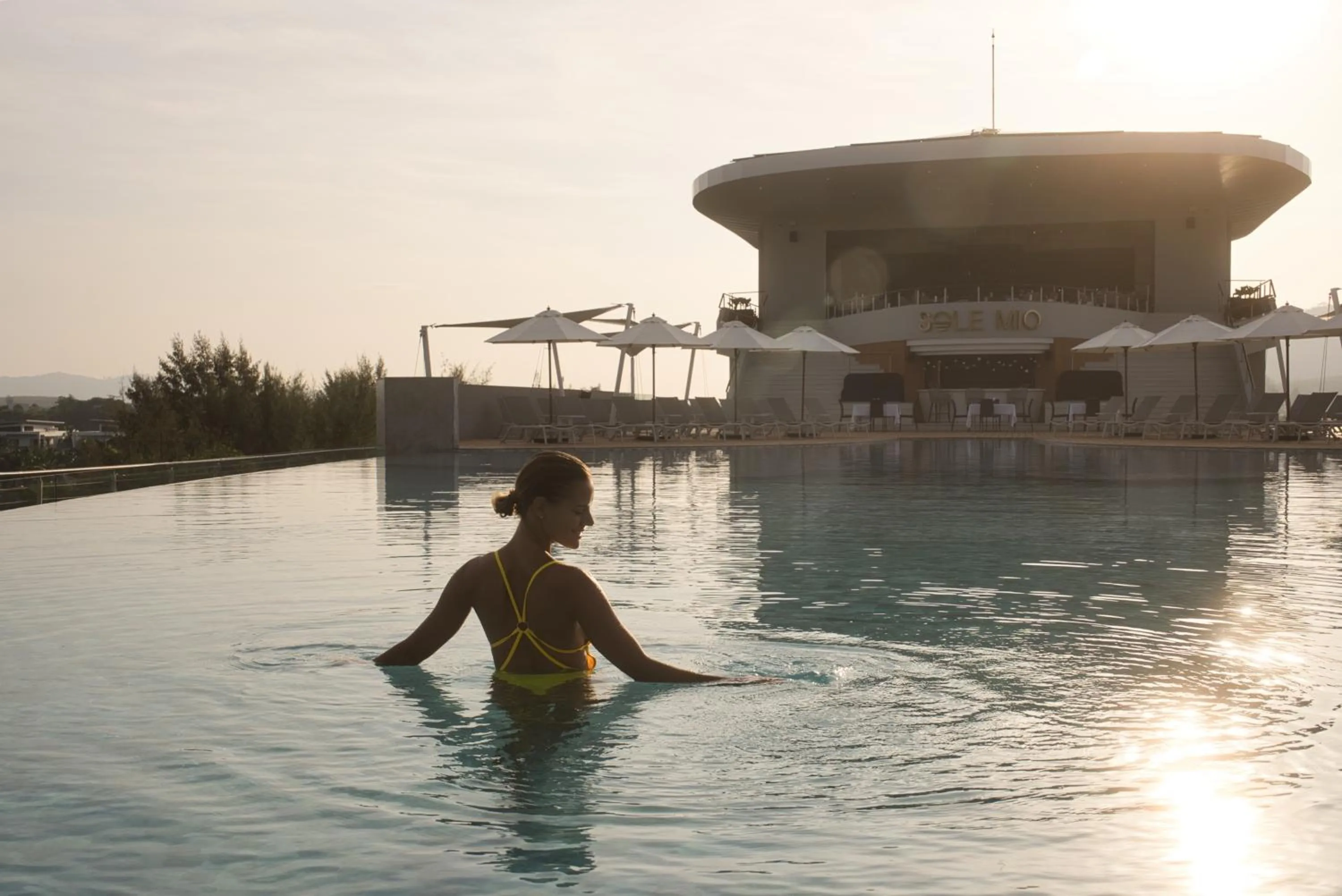 Pool view in Sole Mio Boutique Hotel and Wellness - Adults Only