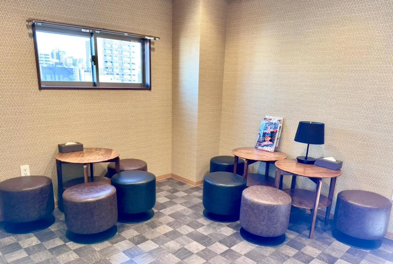 Communal lounge/ TV room in Y&Y NAMBA HOTEL Osaka