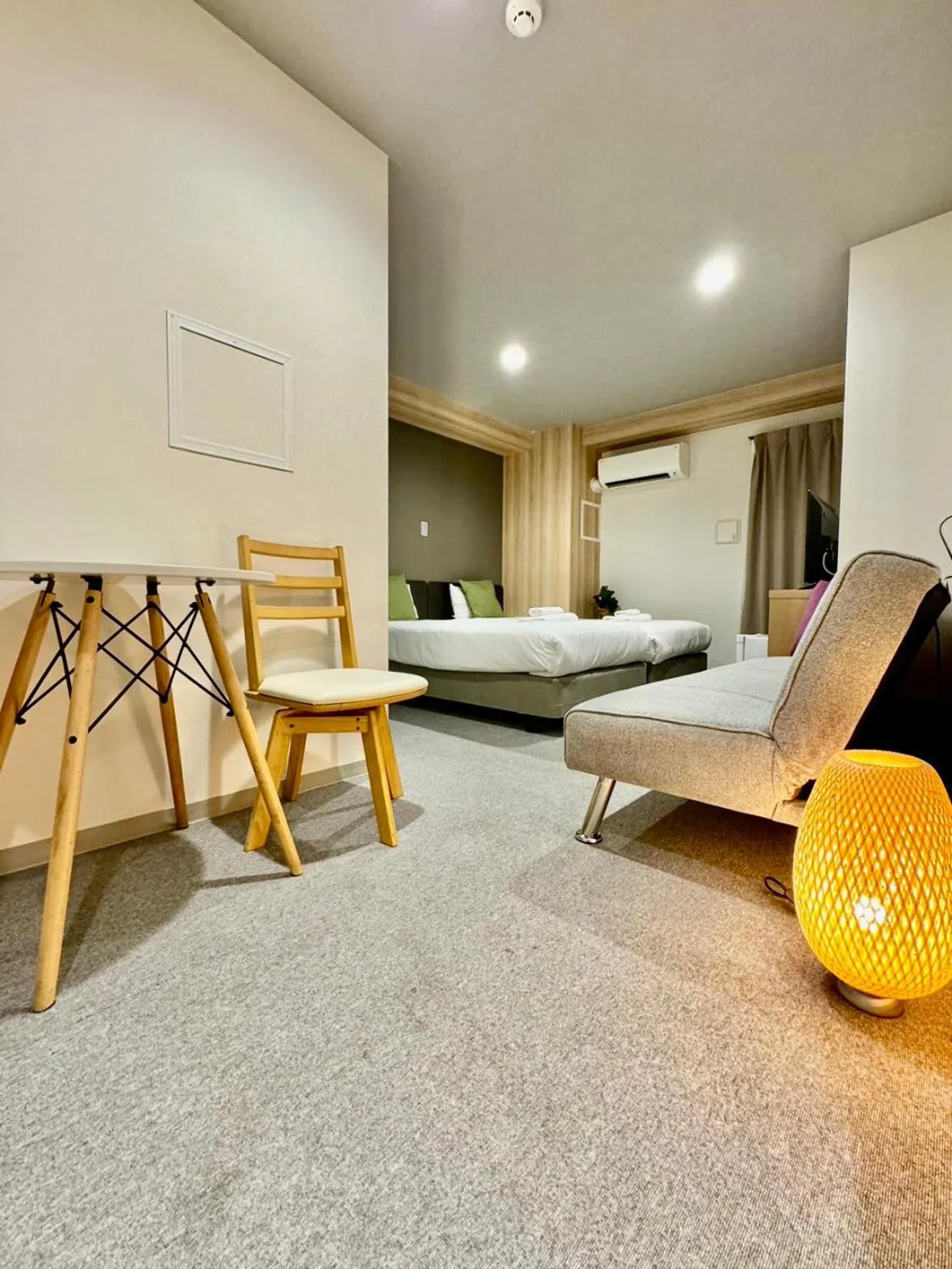 Bed in Y&Y NAMBA HOTEL Osaka