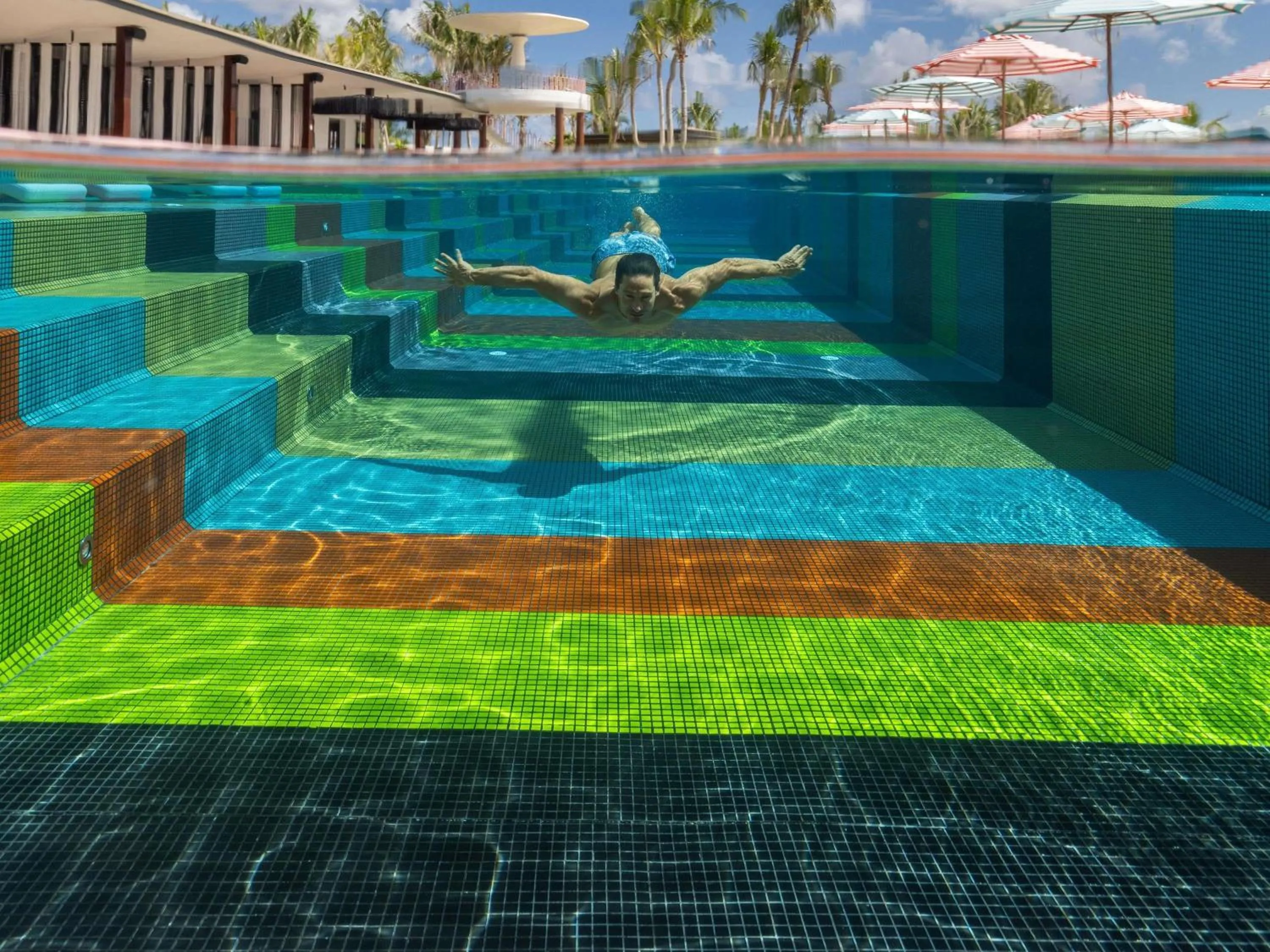 Pool view in SO/ Maldives