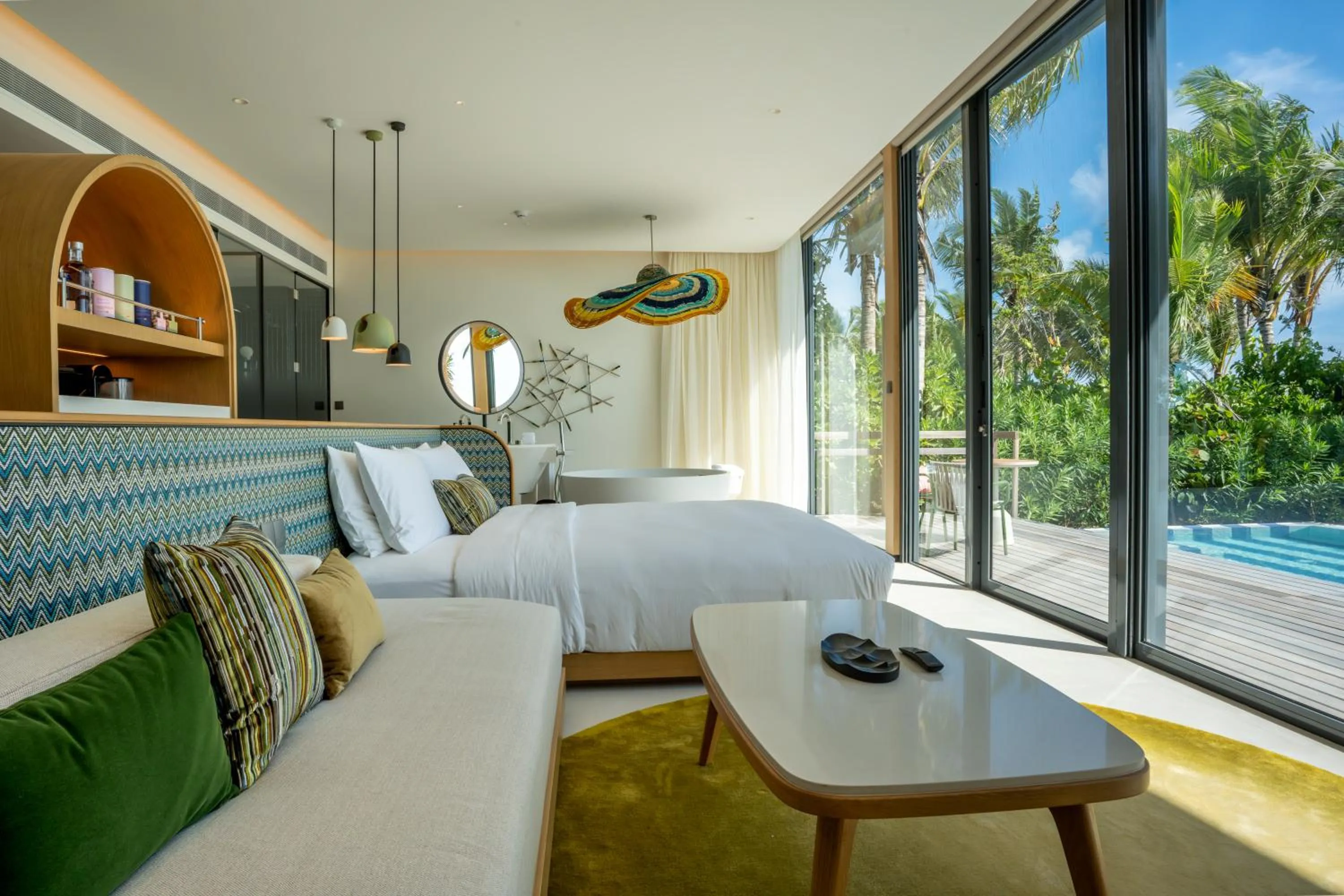 Bedroom, Bed in SO/ Maldives