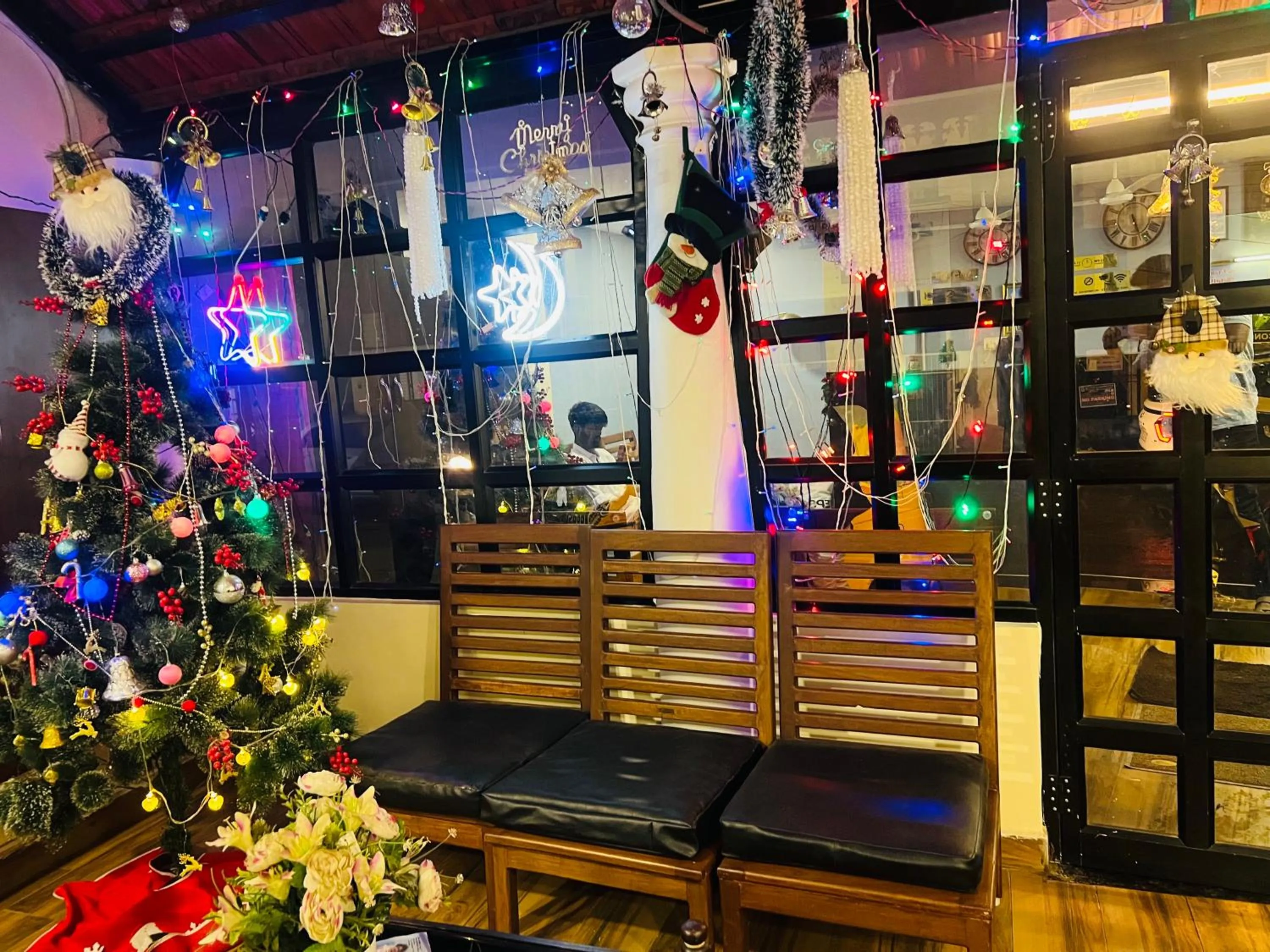 Seating area in David Residency