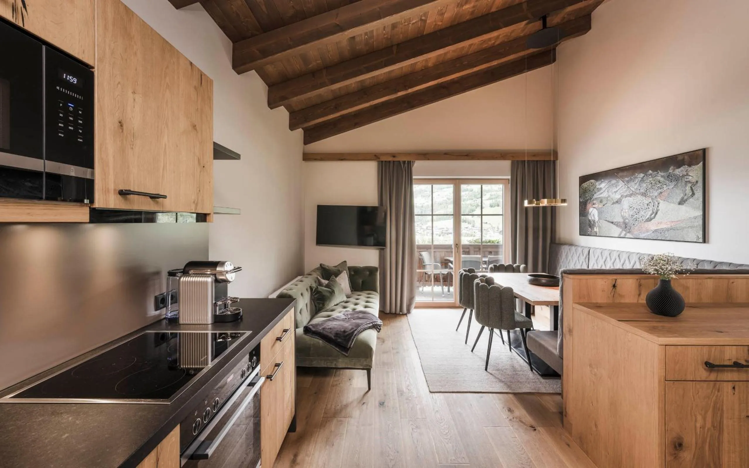 Living room in Das Kaltenbach - ApartHotel