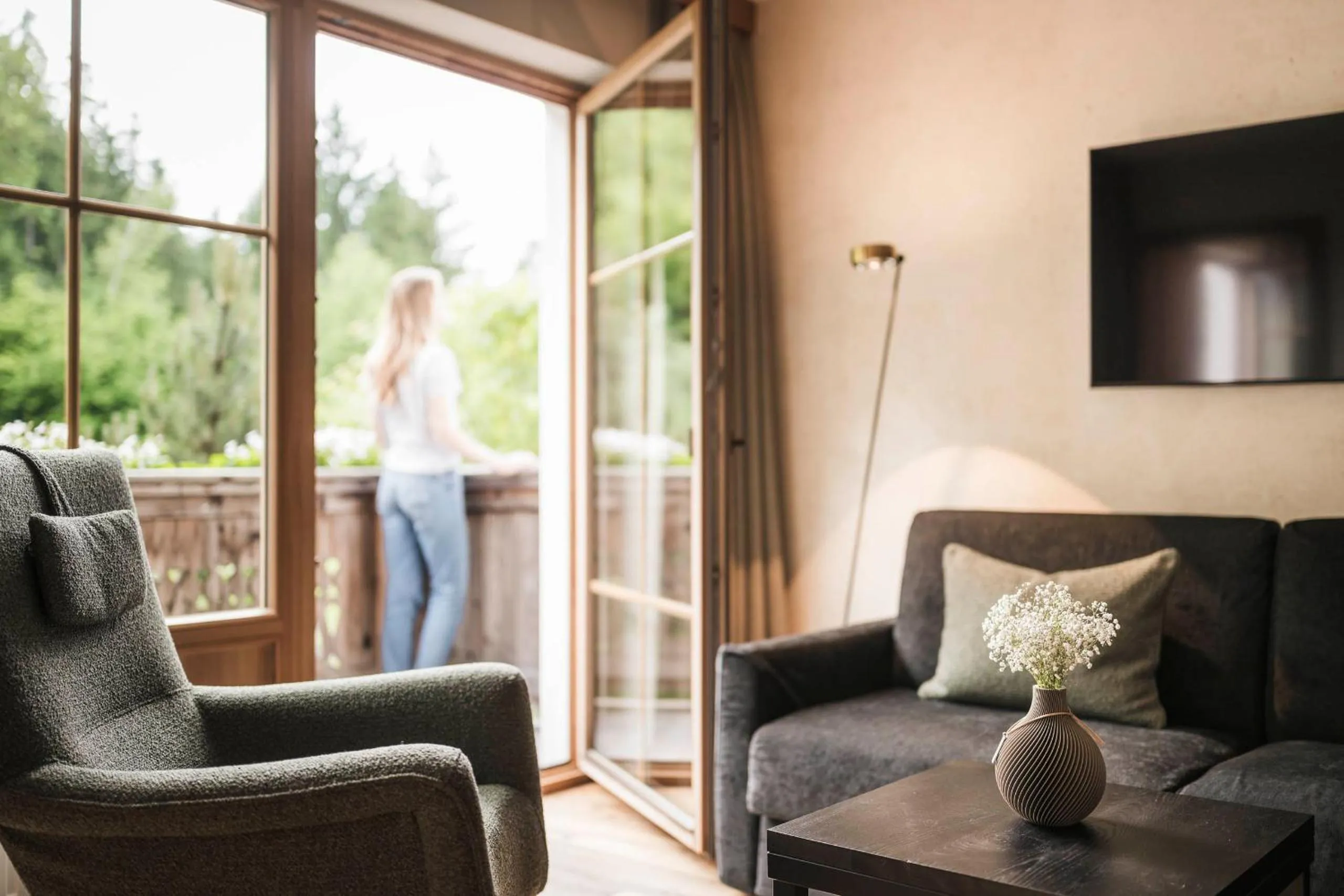 Living room in Das Kaltenbach - ApartHotel