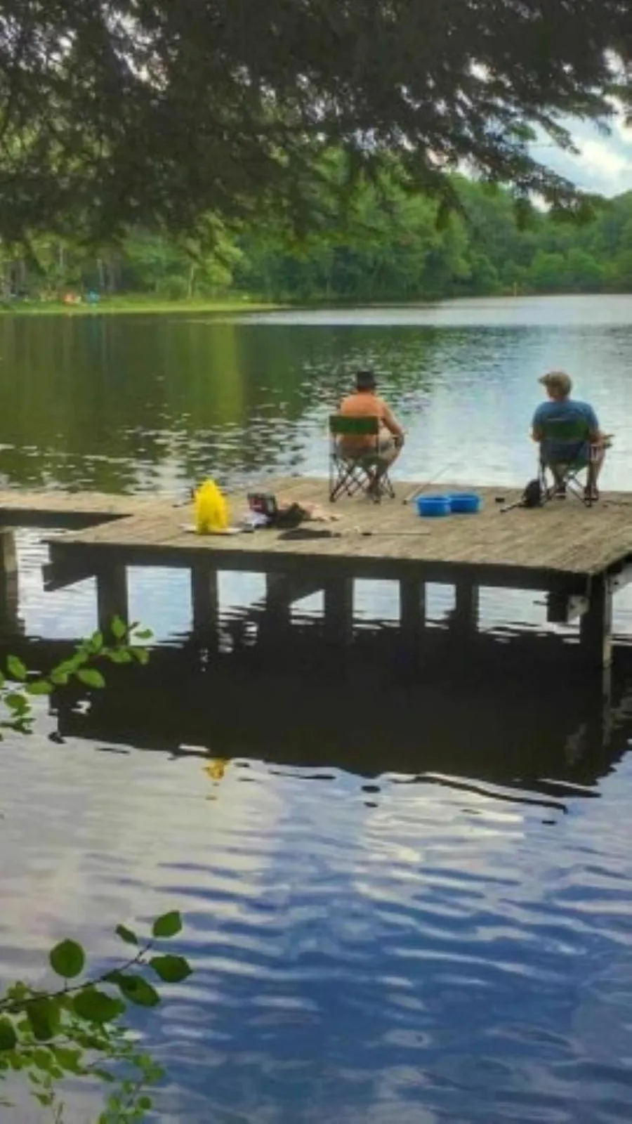 Fishing in Le Parc des 4 Saisons