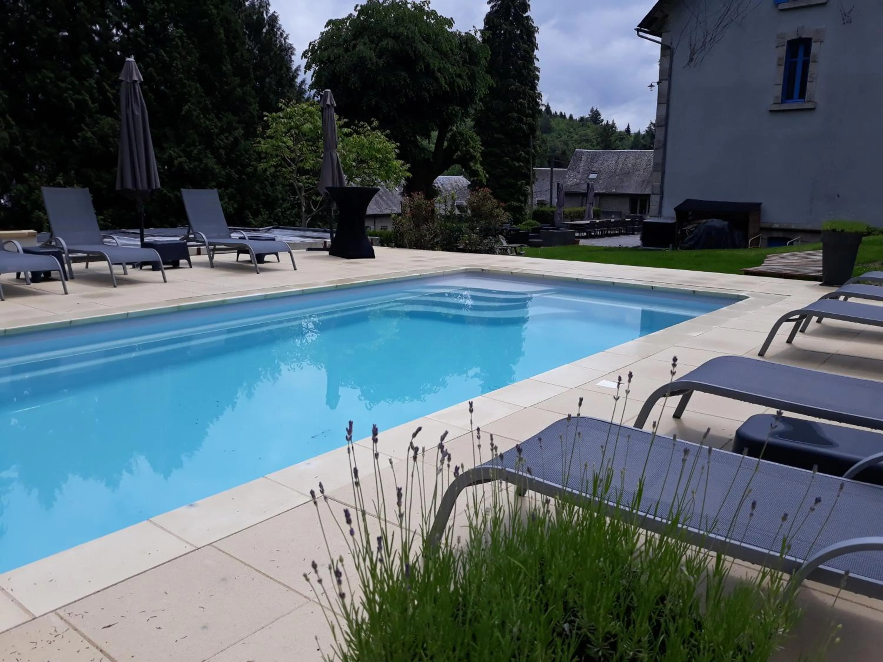 Pool view in Le Parc des 4 Saisons